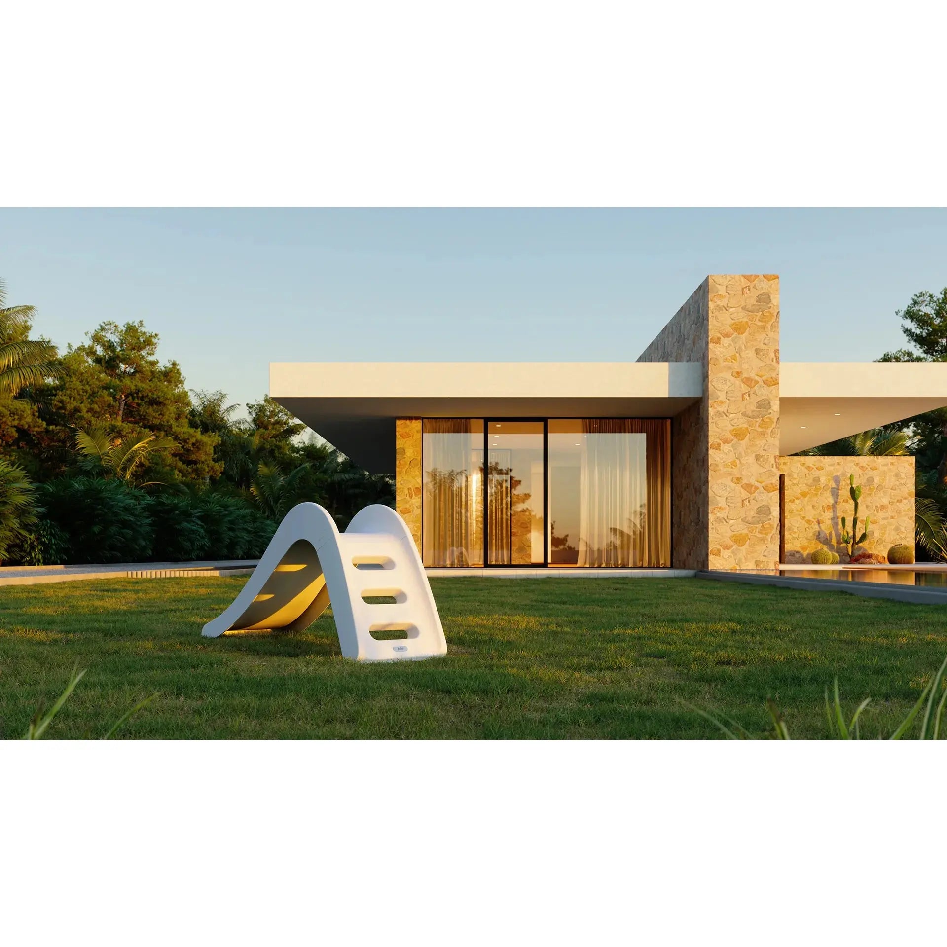 Jupiduu - Rutsche Outdoor "White Dolphin" Jupiduu