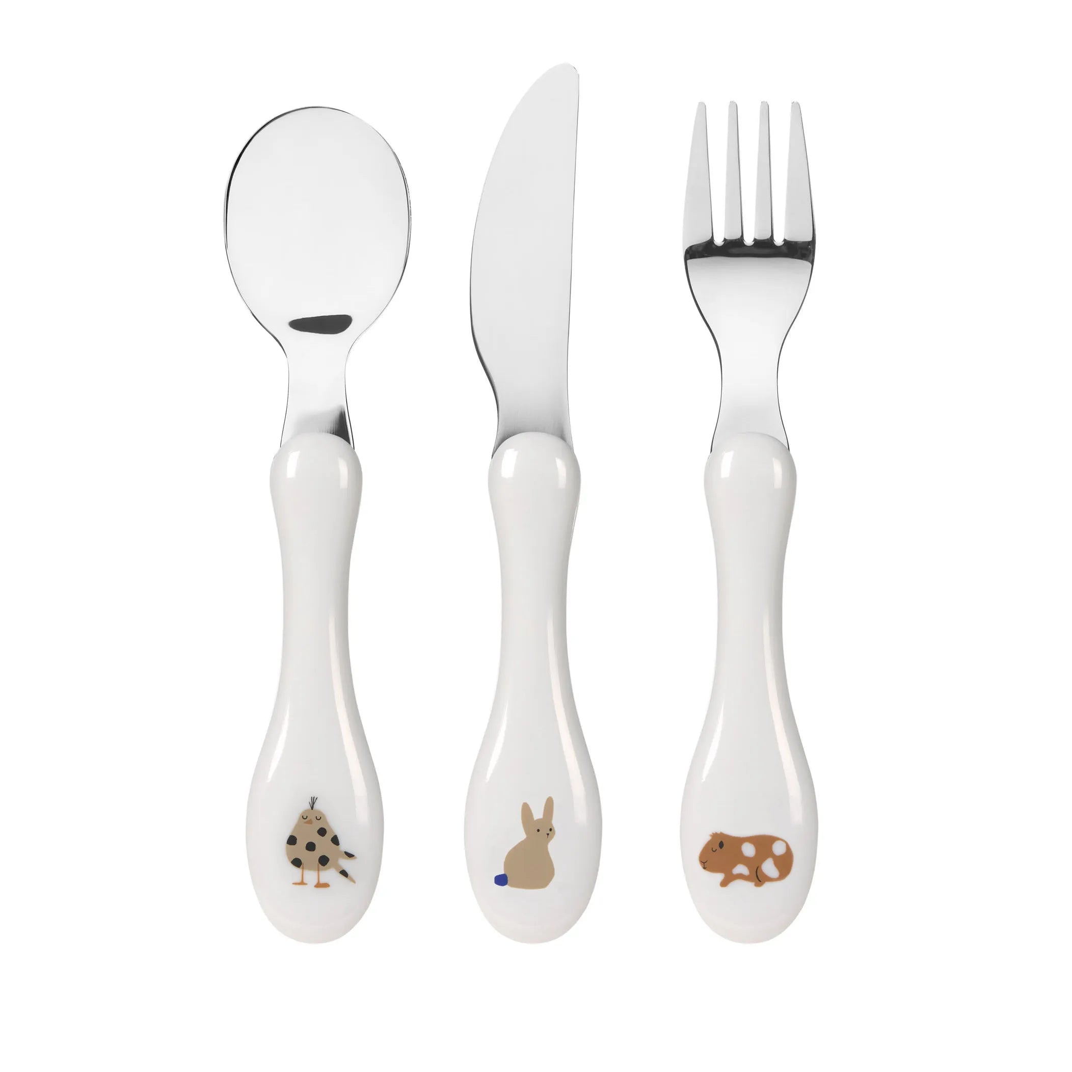 Lässig - Kinderbesteck "Cutlery 3 pcs Little Mateys" | royal blue