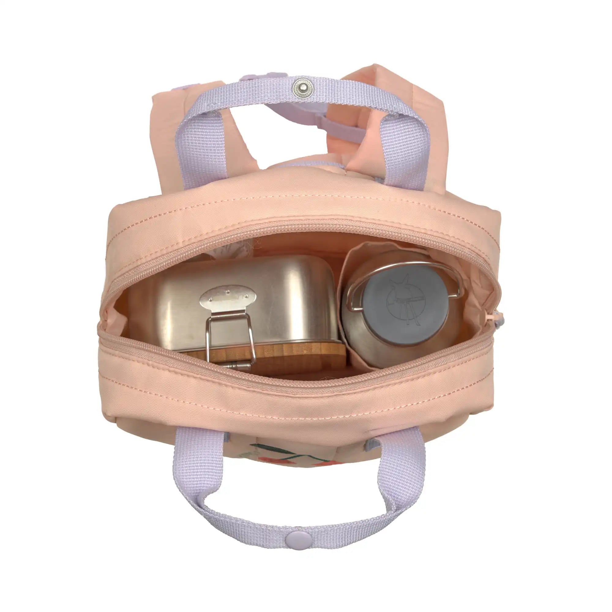 Lässig - Kindergartenrucksack "Mini Square Backpack Little Gang " | cherry peach