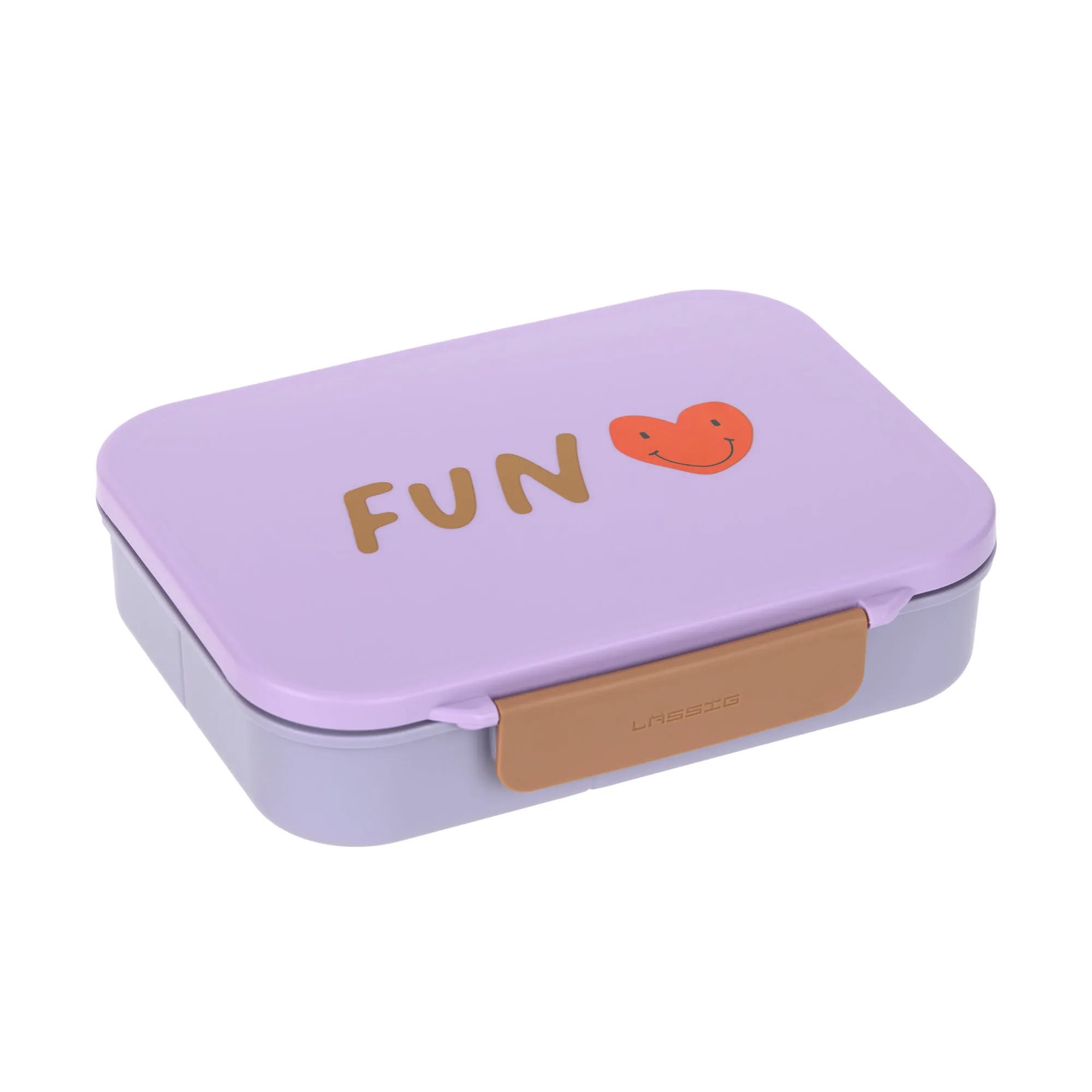Lässig - Lunchbox / Brotdose "Bento-Lunchbox Little Gang " | Herz Lila