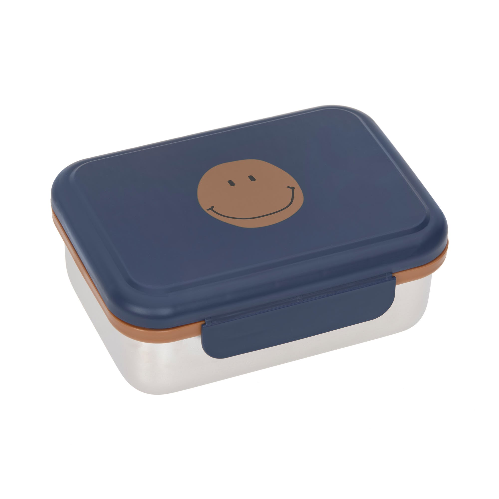 Lässig - Brotdose "Lunchbox Stainless Steel Little Gang" | navy