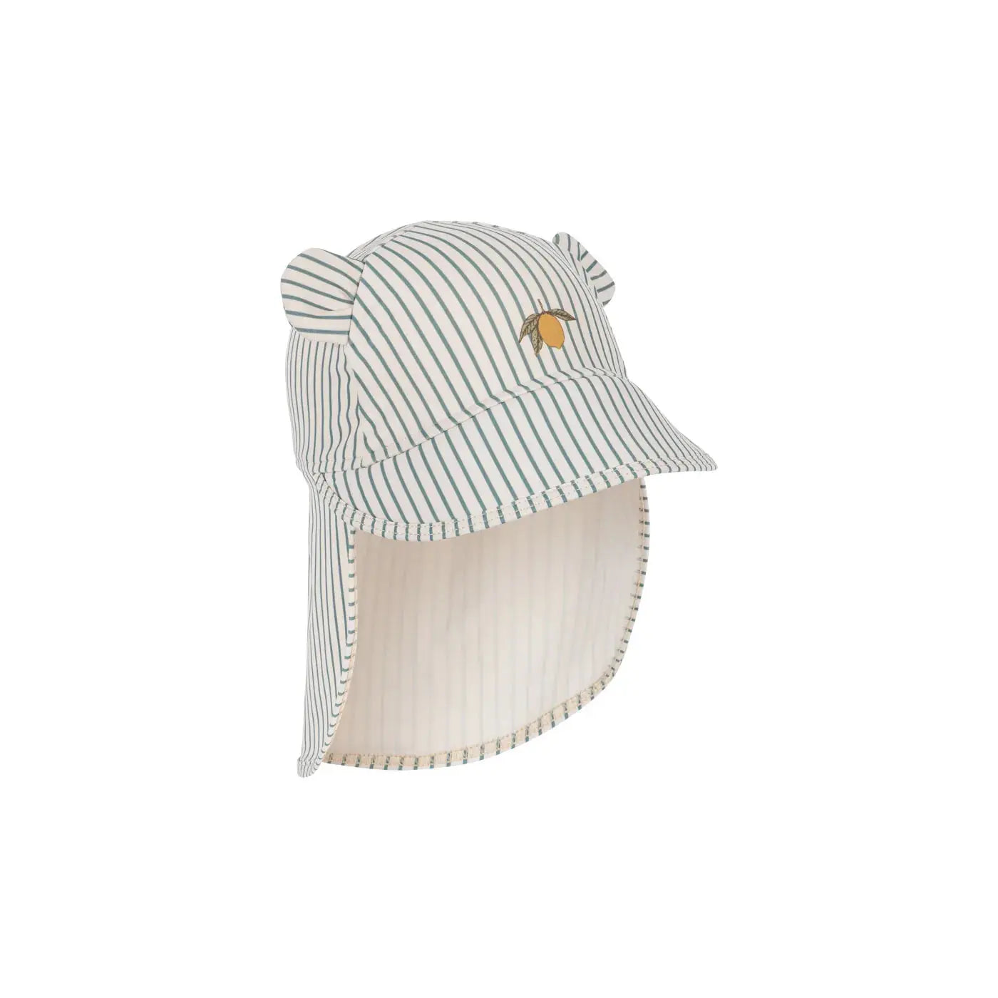 Konges Sløjd - Sonnenhut "ASTER BEAR SWIM HAT GRS" | tea stripe TEST