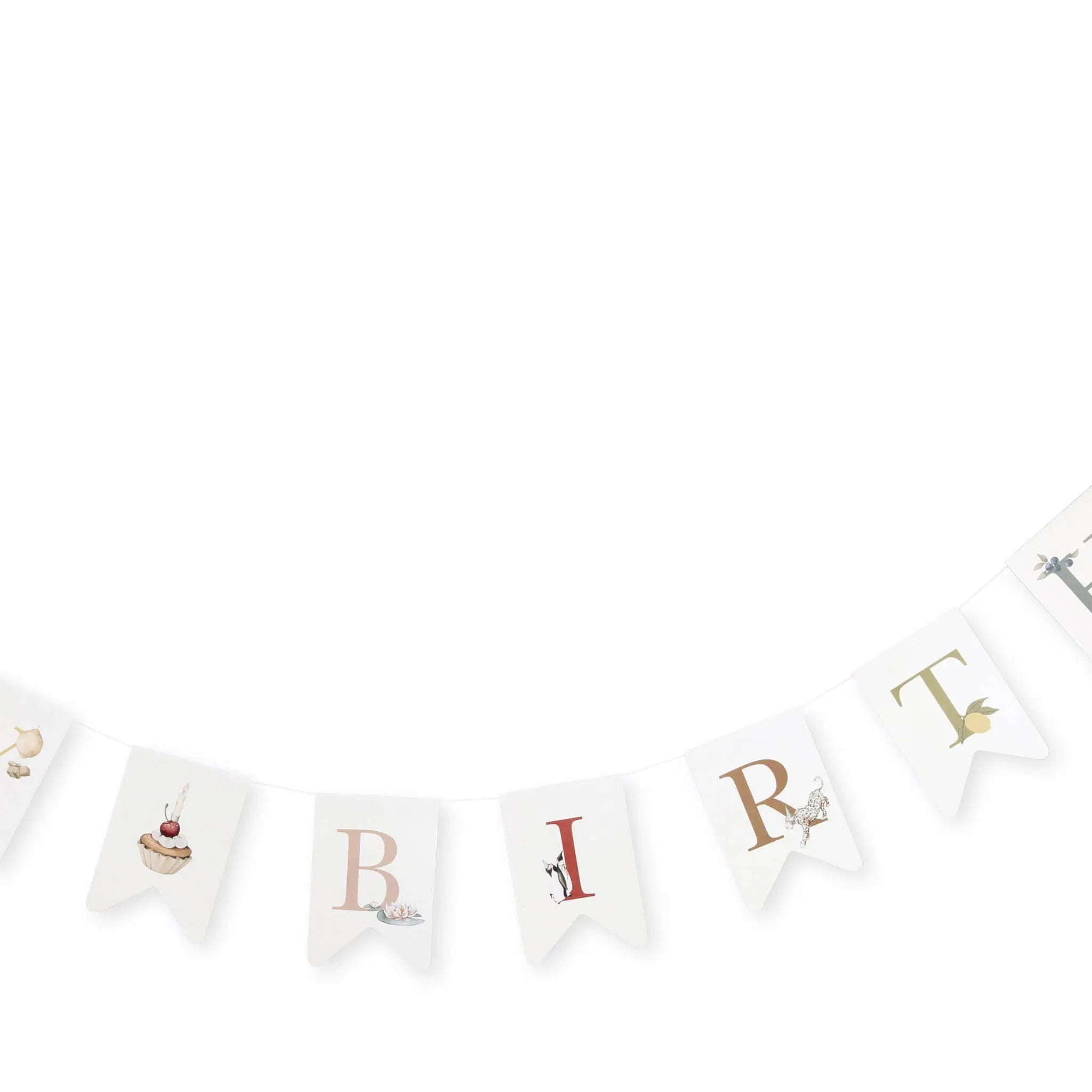 Konges Sløjd - Geburtstagsgirlande "Birthday Garland FSC" | Multi Konges Sløjd