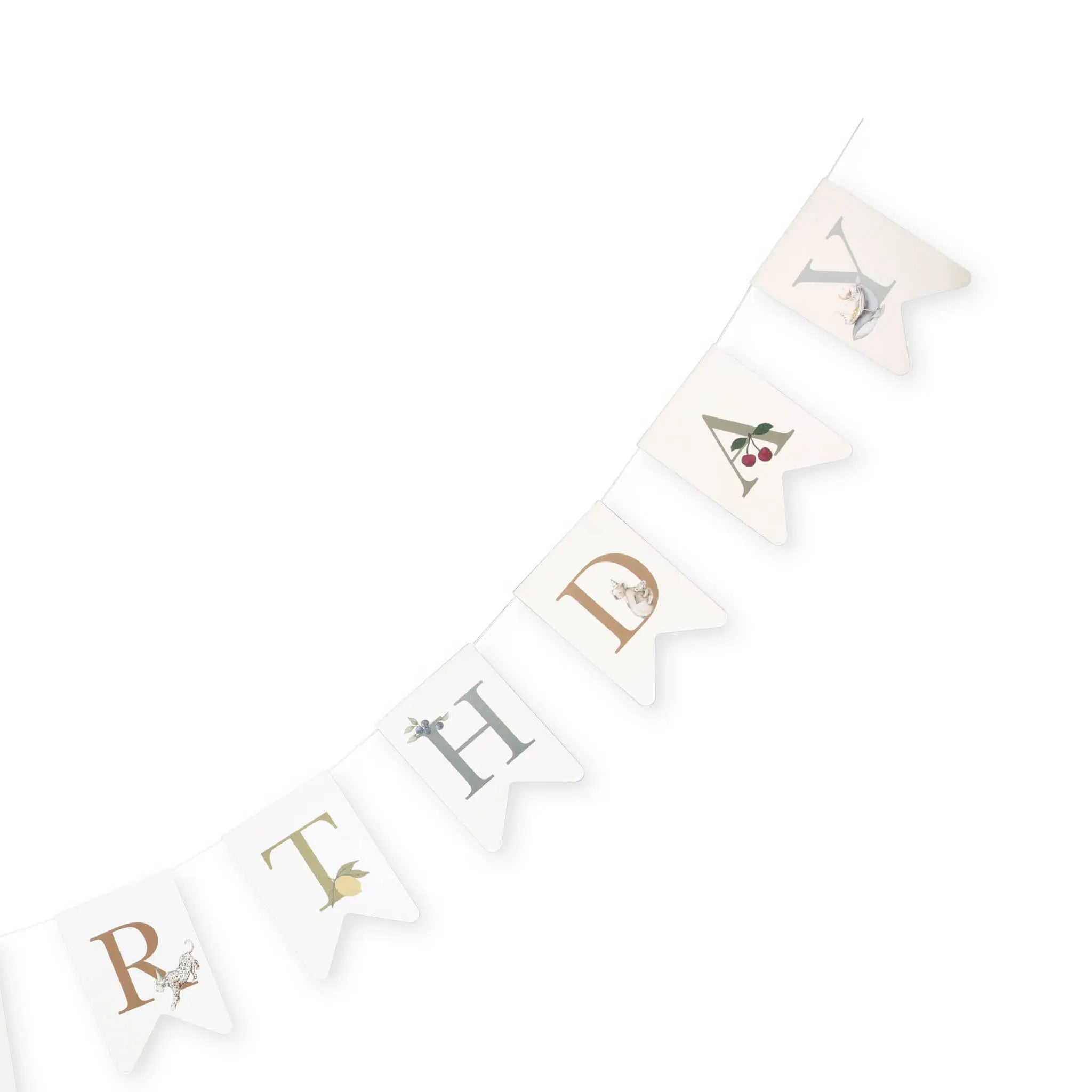 Konges Sløjd - Geburtstagsgirlande "Birthday Garland FSC" | Multi Konges Sløjd