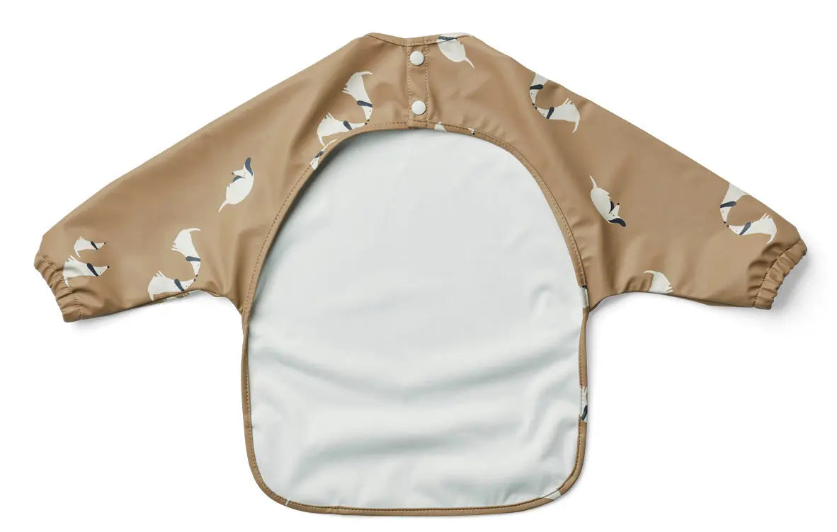 Liewood - Lätzchen "Merle cape bib" | Dog / Oat Mix - Leja Concept Store