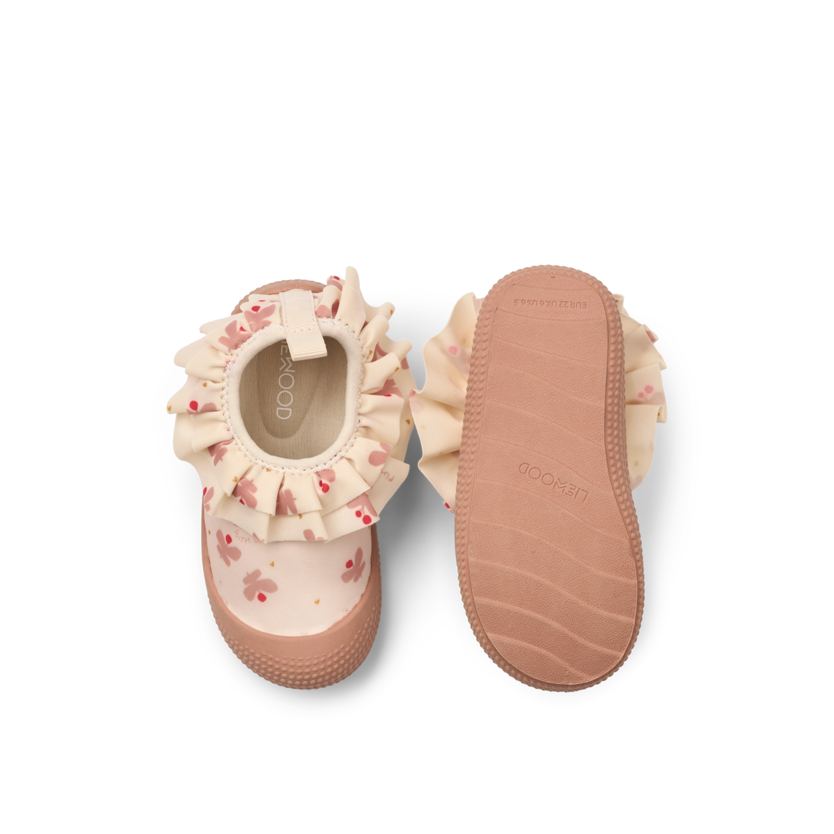 Liewood - Strandschuhe "Sanjia Flounce Sea Shoe" | Mini Butterfly / Apple blossom