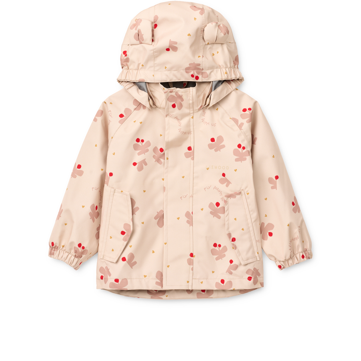Liewood - Regenanzug "Manu Rainwear Set" | Butterfly / Apple blossom