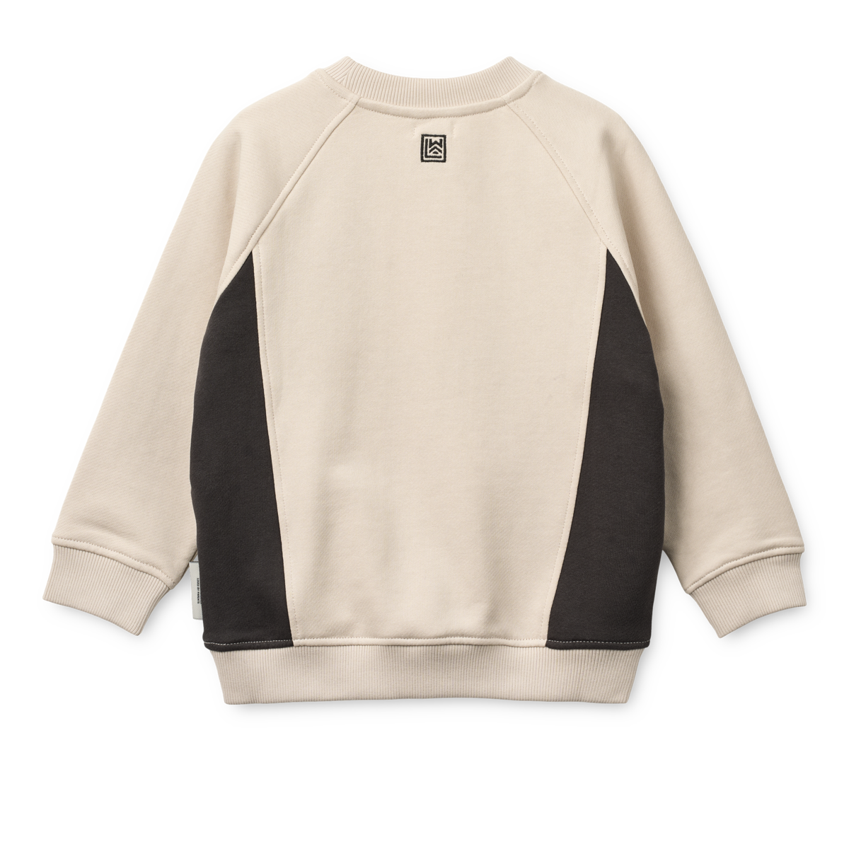 Liewood - Pullover "Aude Placement Sweatshirt" | Panda / Sandy / dark grey