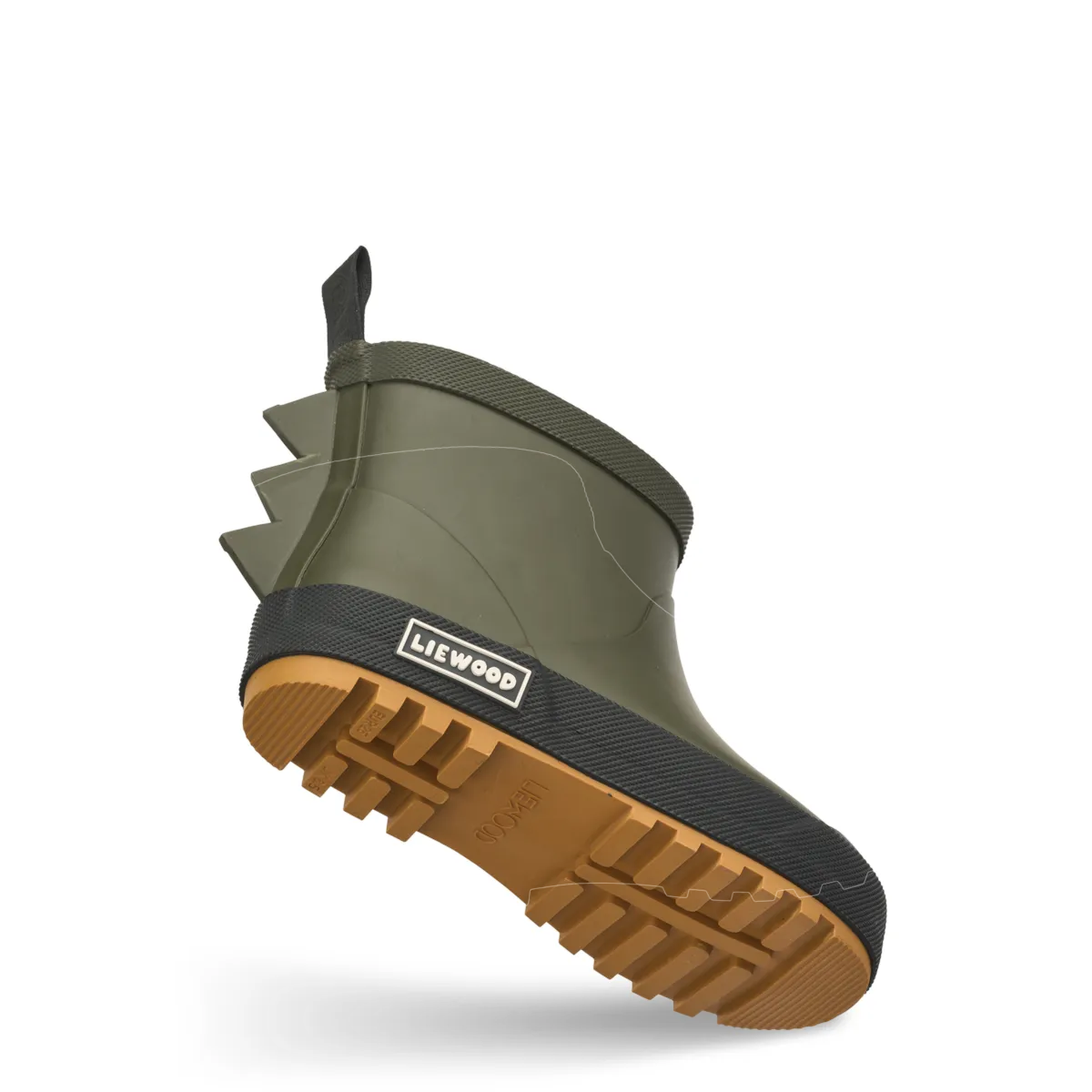 Liewood - Gummistiefel "Jesse Dino Thermo Rainboot" | Army brown