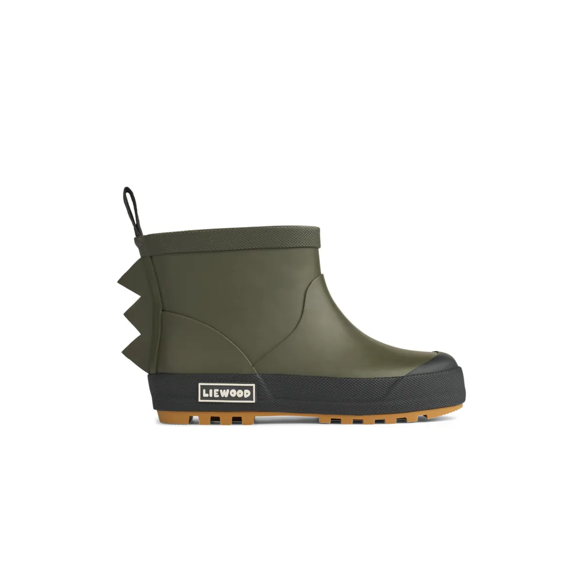 Liewood - Gummistiefel "Jesse Dino Thermo Rainboot" | Army brown