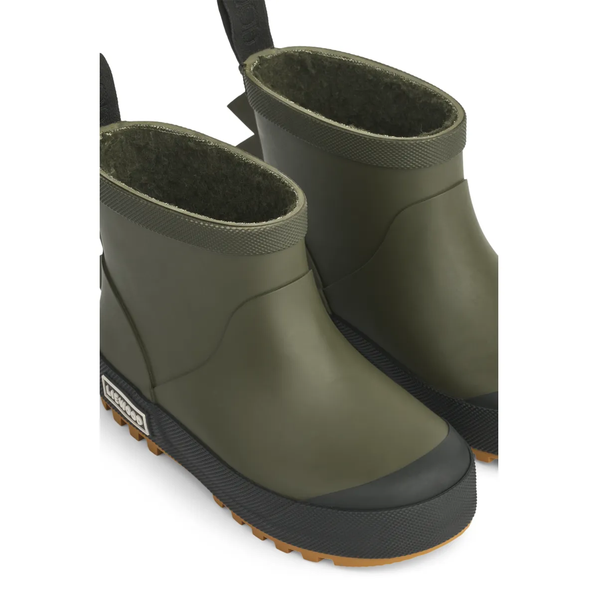 Liewood - Gummistiefel "Jesse Dino Thermo Rainboot" | Army brown