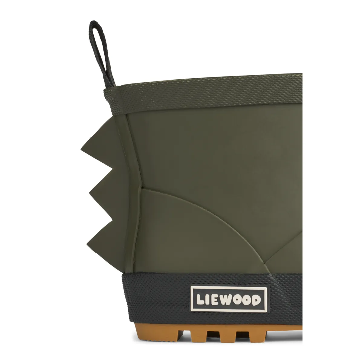 Liewood - Gummistiefel "Jesse Dino Thermo Rainboot" | Army brown