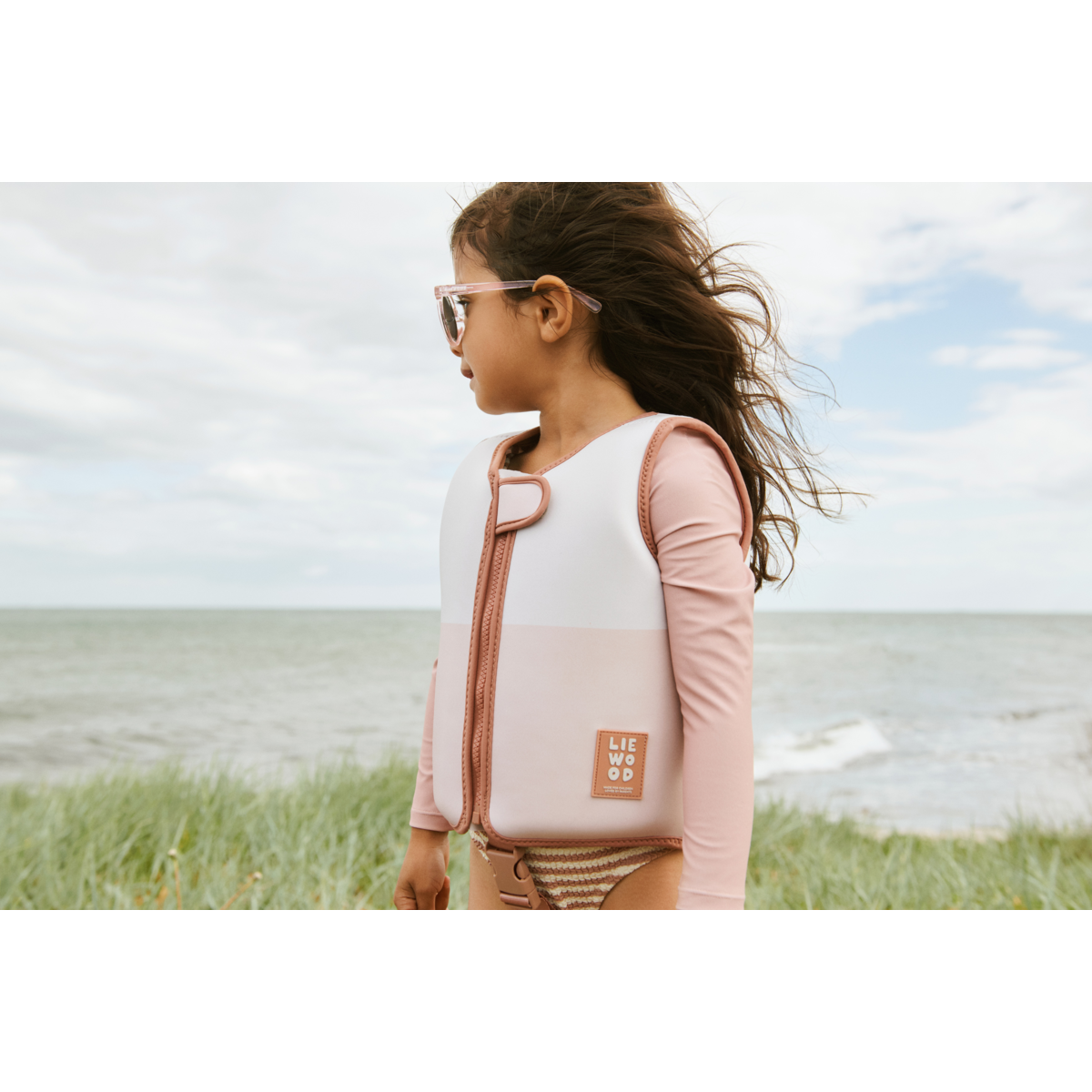 Liewood - Schwimmweste "Dove Swim Vest w Sleeves" | tuscany rose multi mix