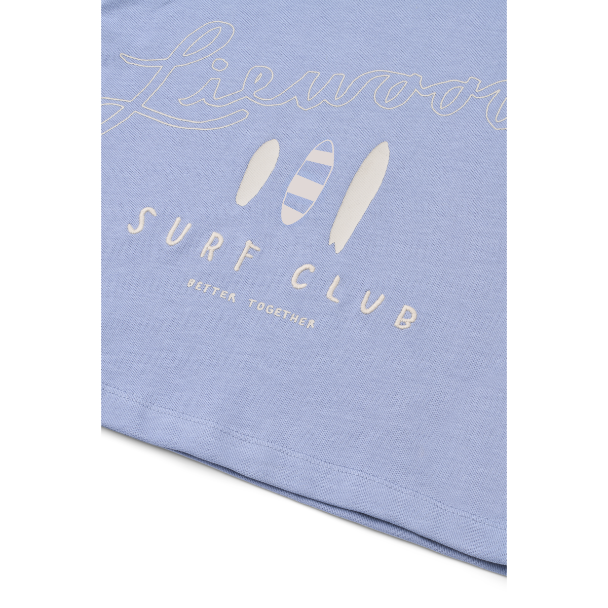 Liewood - T-Shirt "Tyler Placement SS T-shirt" | Surf / Dusty lavender