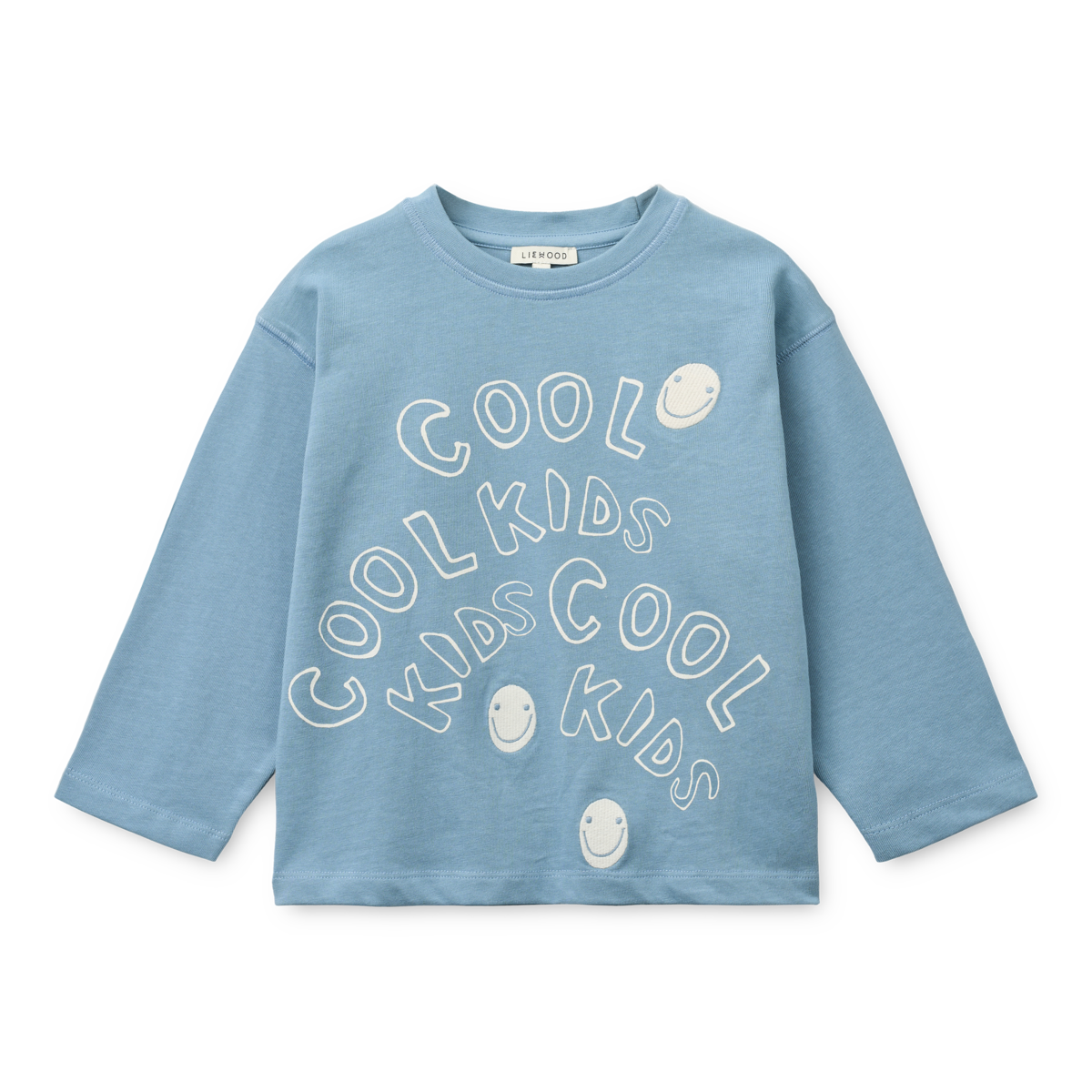Liewood - TSHIRT "Tyler Placement LS T-shirt" | cool kids / beach blue