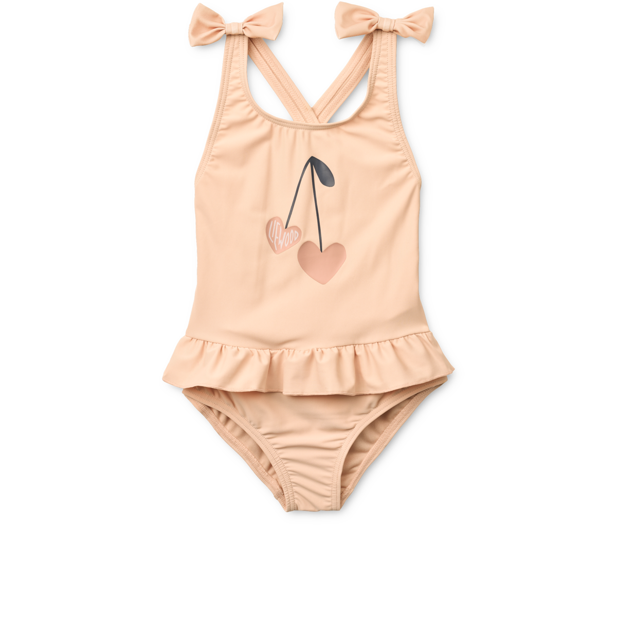 Liewood - Badeanzug mit Schleife "Amara Printed Swimsuit w Bow" | Apple blossom