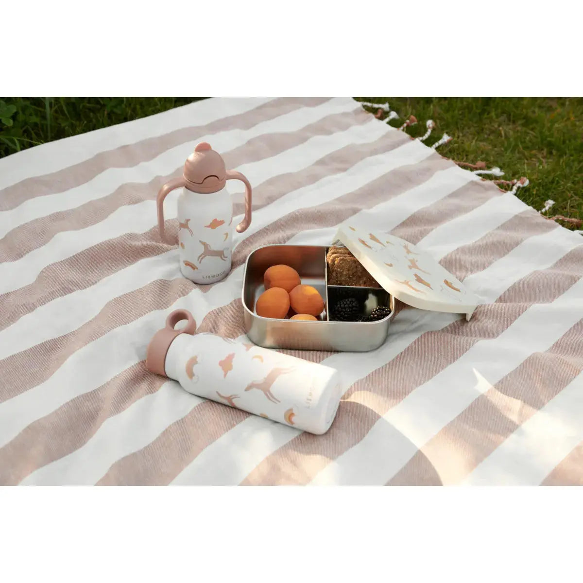 Liewood - Brotdose "Arthur Printed Lunchbox" | dream / ecru Liewood