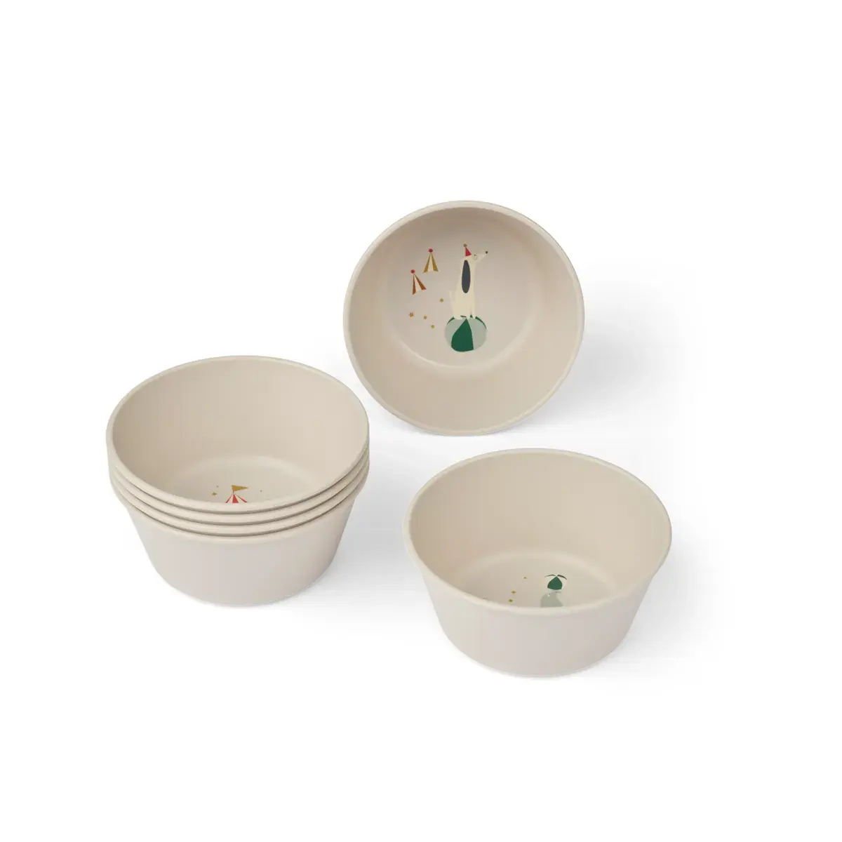 Liewood - Schüssel "Cees Bowl 6-Pack" | circus / sandy Liewood