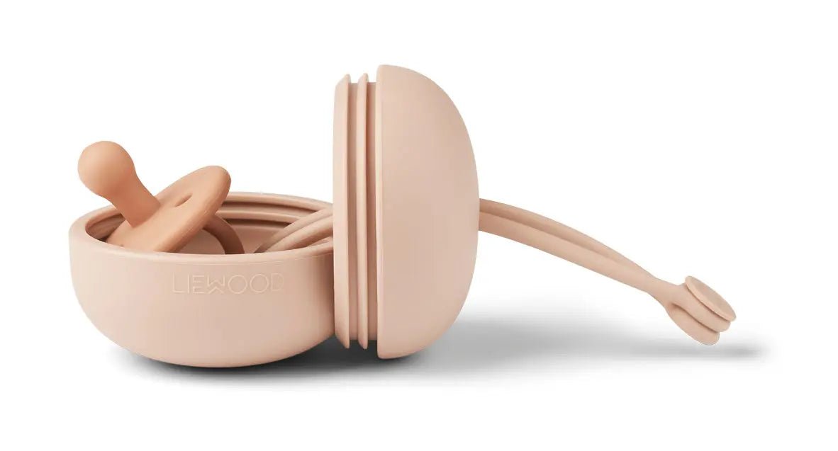 Liewood - Schnullerbox aus Silikon "Philip pacifier box" | Rose Liewood