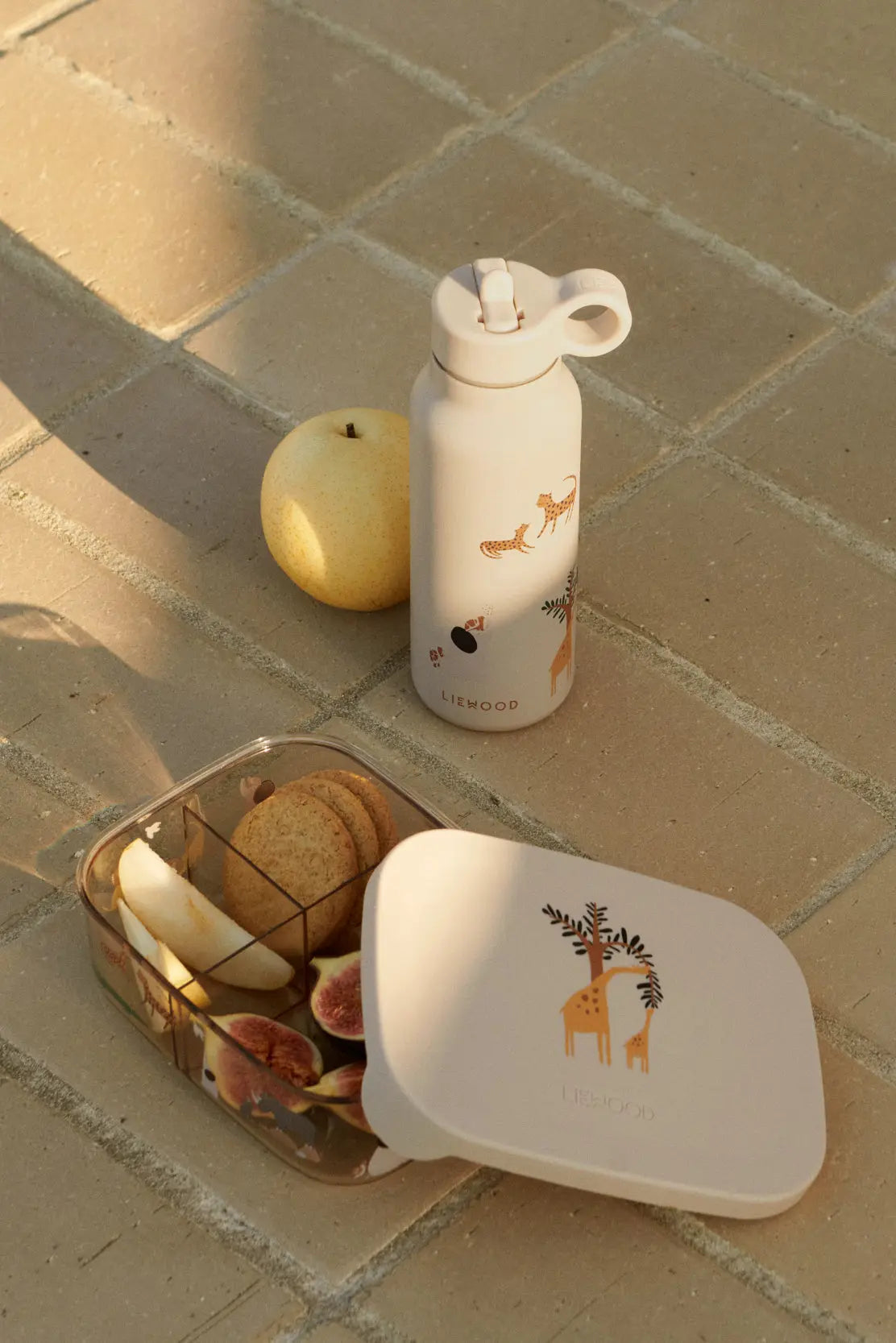 Liewood - Trinkflasche "Falk Water Bottle 350 ml" | all together / sandy