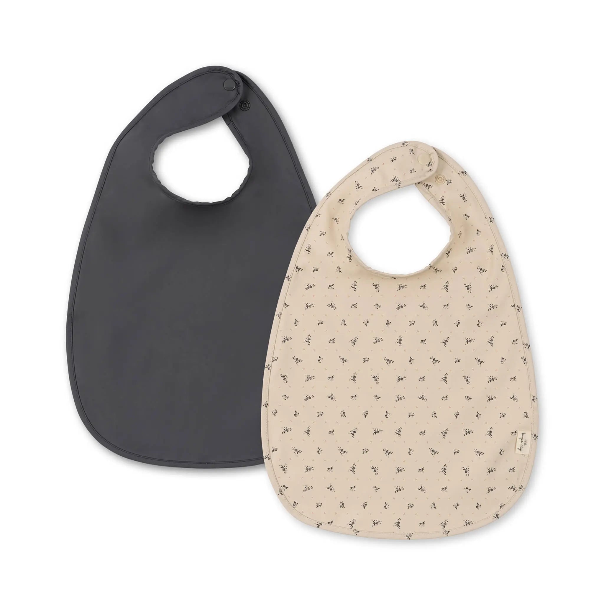 Konges Sløjd - 2er-Set Lätzchen "Dinner Bib ohne Ärmeln" | Eclipse Petales / Magnet Konges Sløjd