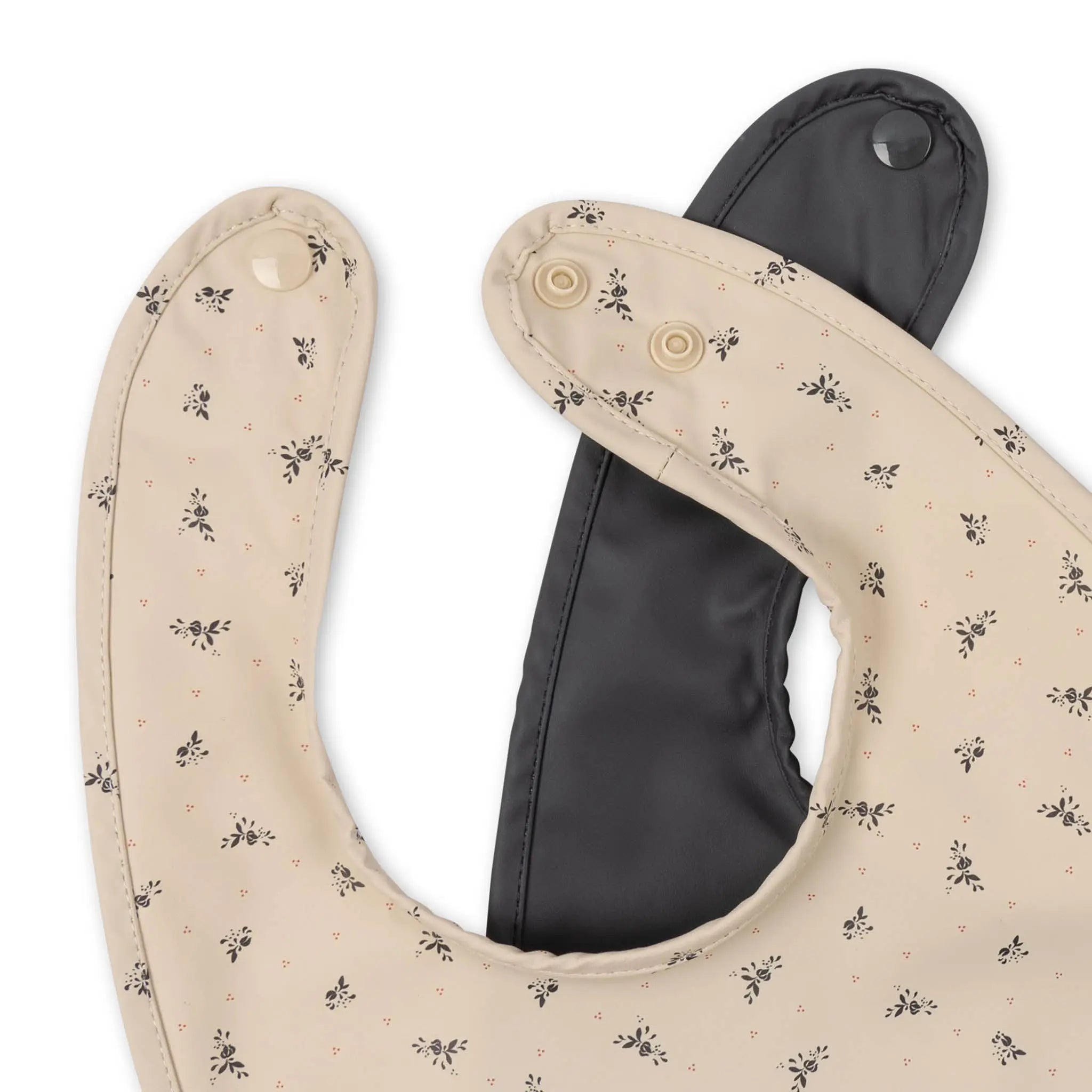 Konges Sløjd - 2er-Set Lätzchen "Dinner Bib ohne Ärmeln" | Eclipse Petales / Magnet Konges Sløjd