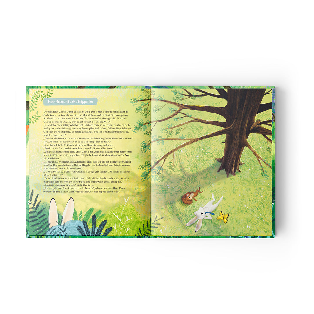 Jupitermond Verlag - Kinderbuch "Charlie und der Mutmachwald"