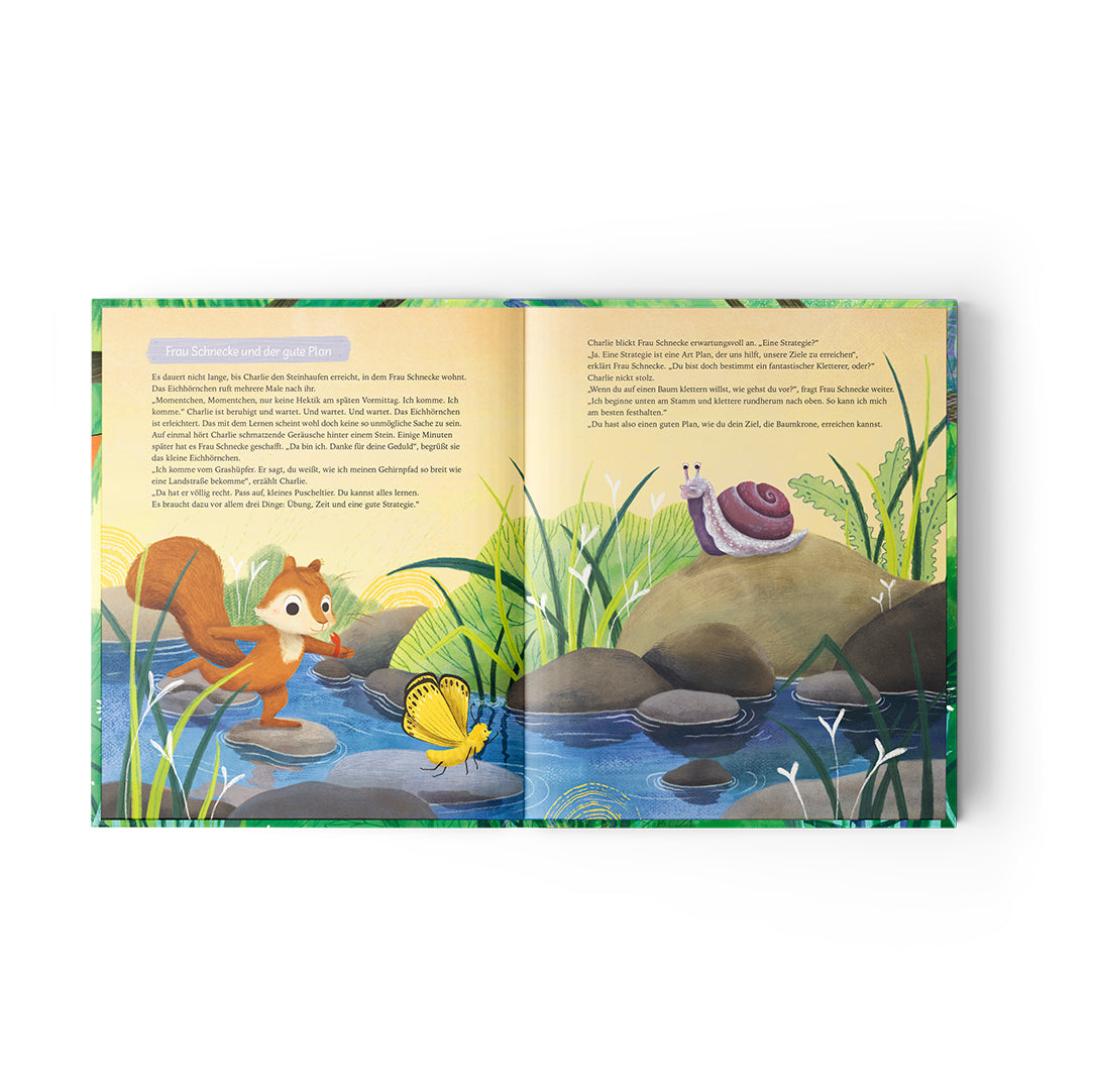 Jupitermond Verlag - Kinderbuch "Charlie und der Mutmachwald"