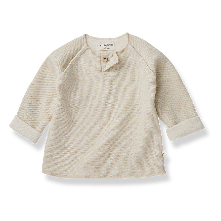 1 + in the Family - Sweatshirt "Oliver" | natural