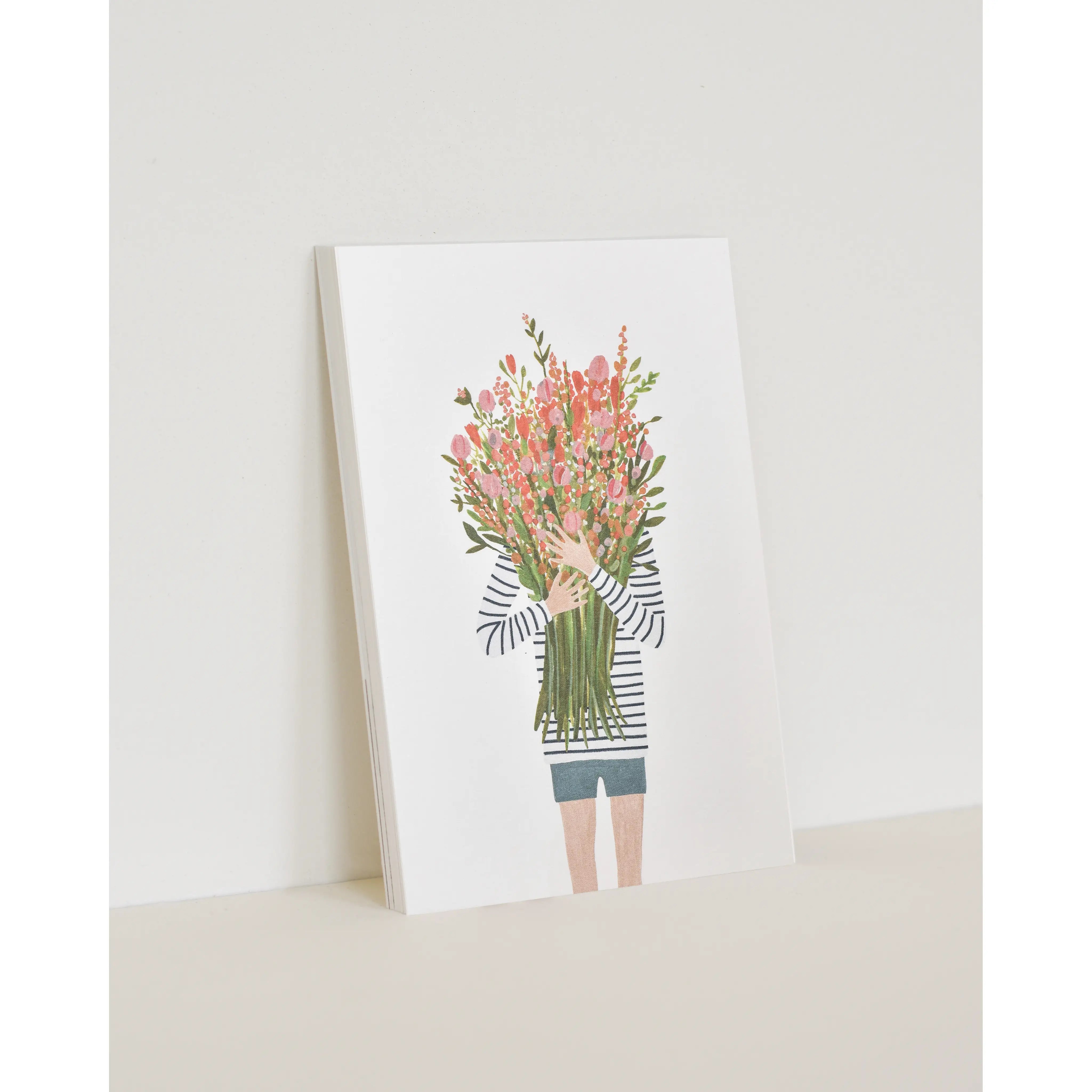Sâlt + Flor - Grußkarte / Postkarte "Picking Joy | Blumenstrauß"