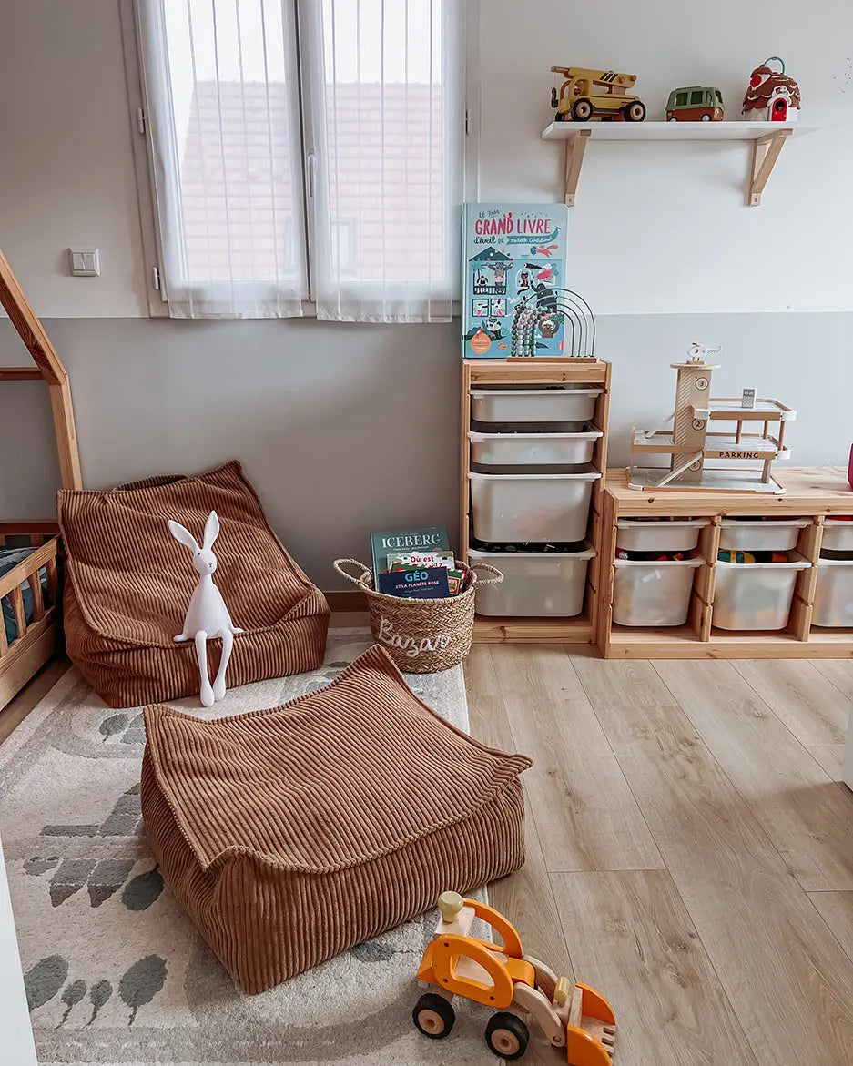 Wigiwama - Ottomane "Square Ottoman" | toffee