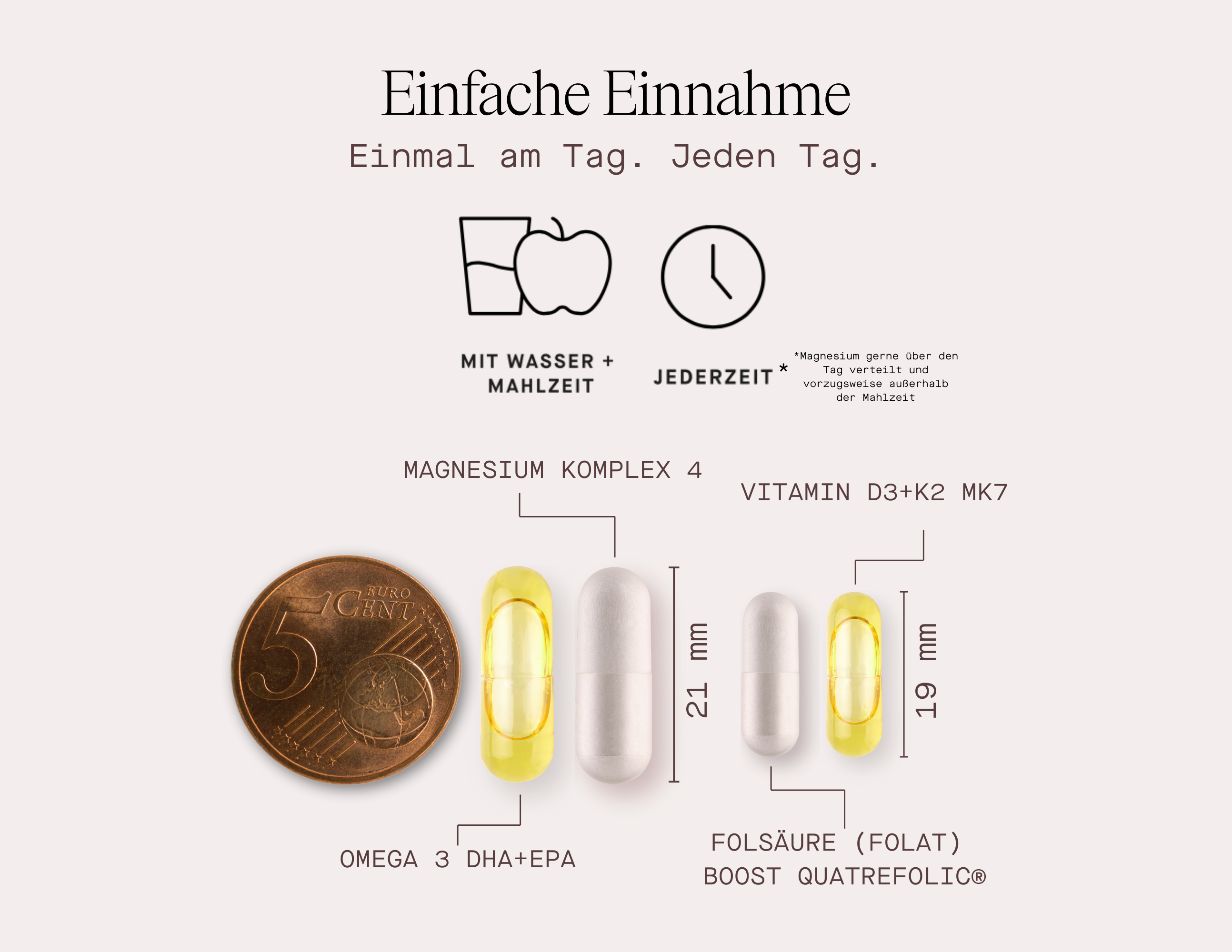 Vitamin D3+K2 MK7 - Nahrungsergänzungsmittel