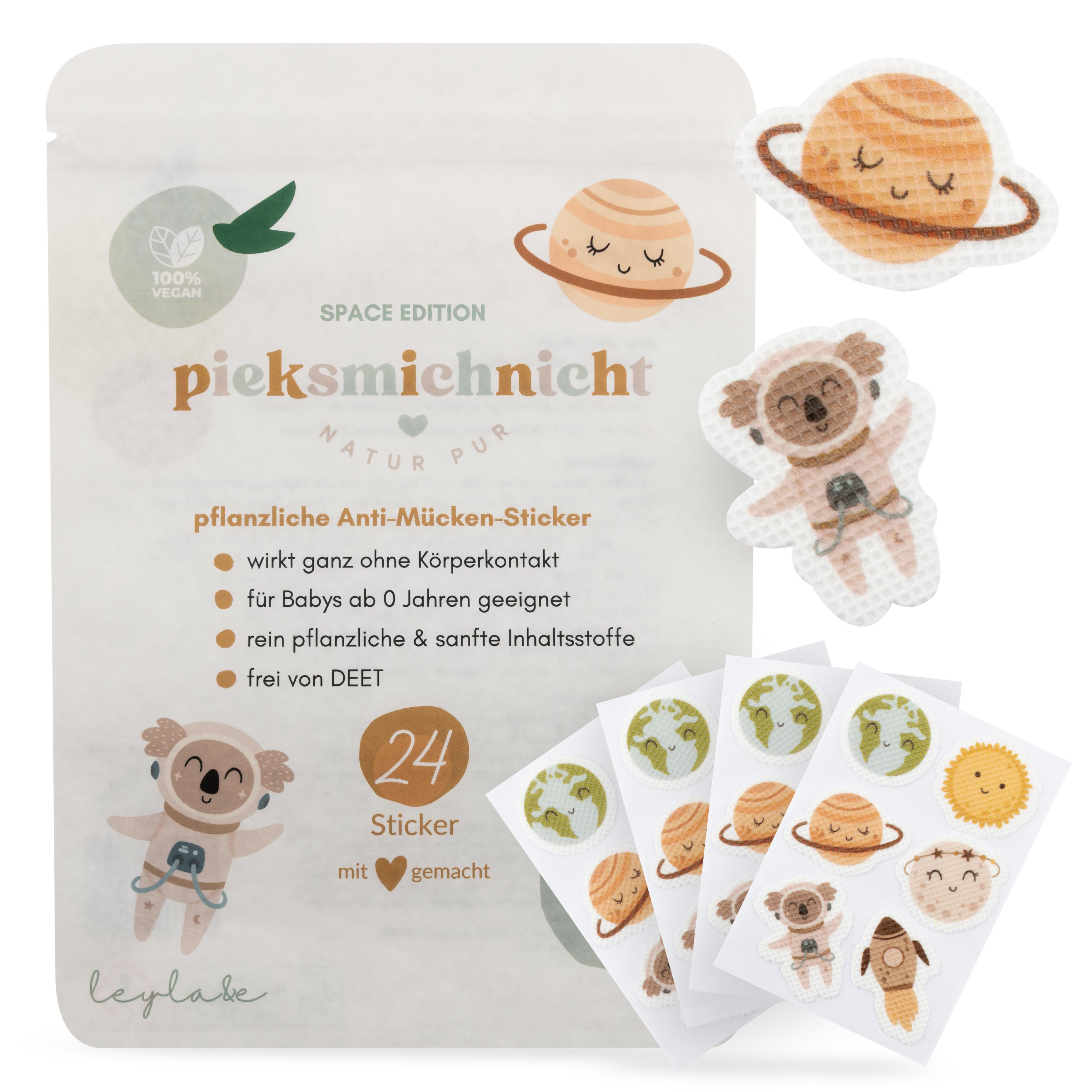 pieksmichnicht - Anti-Mücken-Sticker zum Schutz vor Mücken