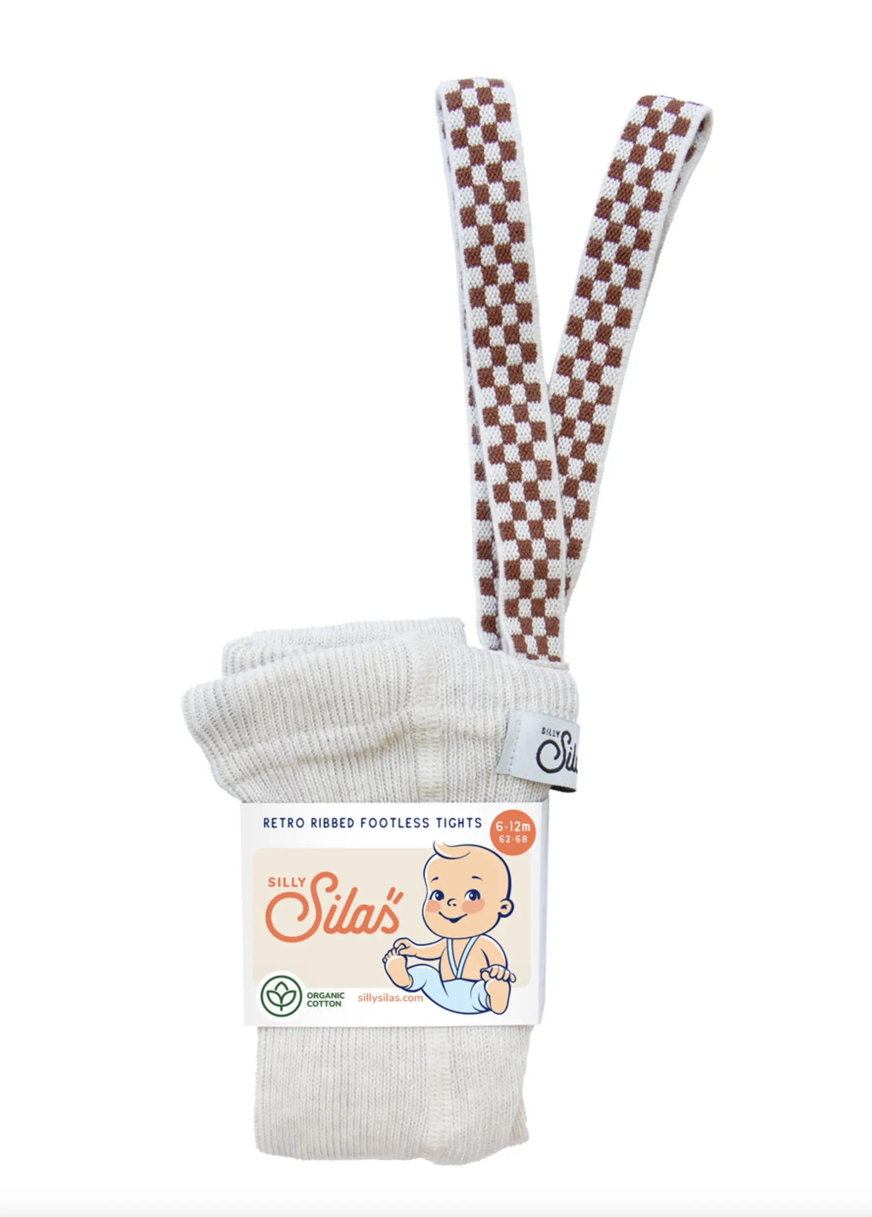 Silly Silas - Leggings mit Hosenträgern "RETRO CHAMPS" | Cream Blend Checked Silly Silas