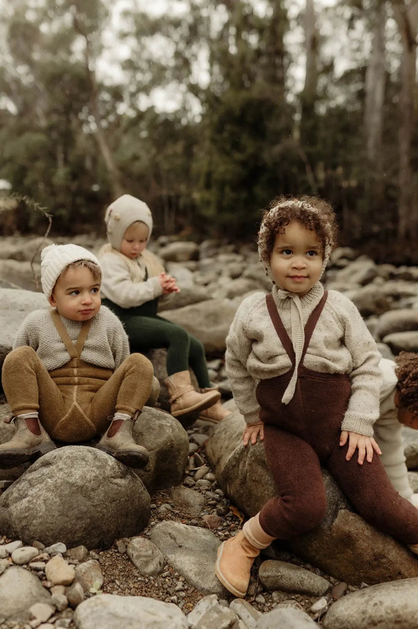 Silly Silas - Teddy Strumpfhose ohne Fuss "Teddy Warmy Footless Tights" | acorn brown Silly Silas