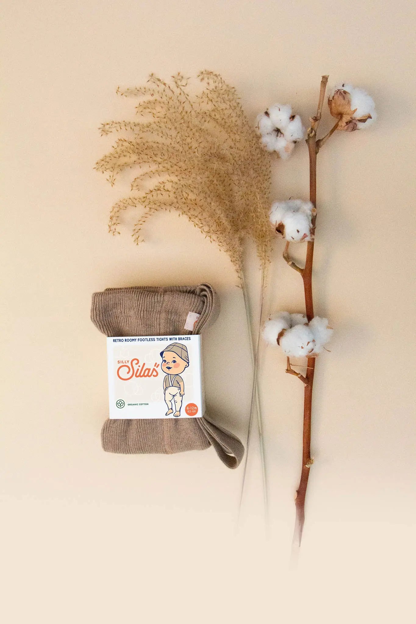 Silly Silas - Weite Strumpfhose ohne Fuss "Roomy Footless Tights" | peanut blend