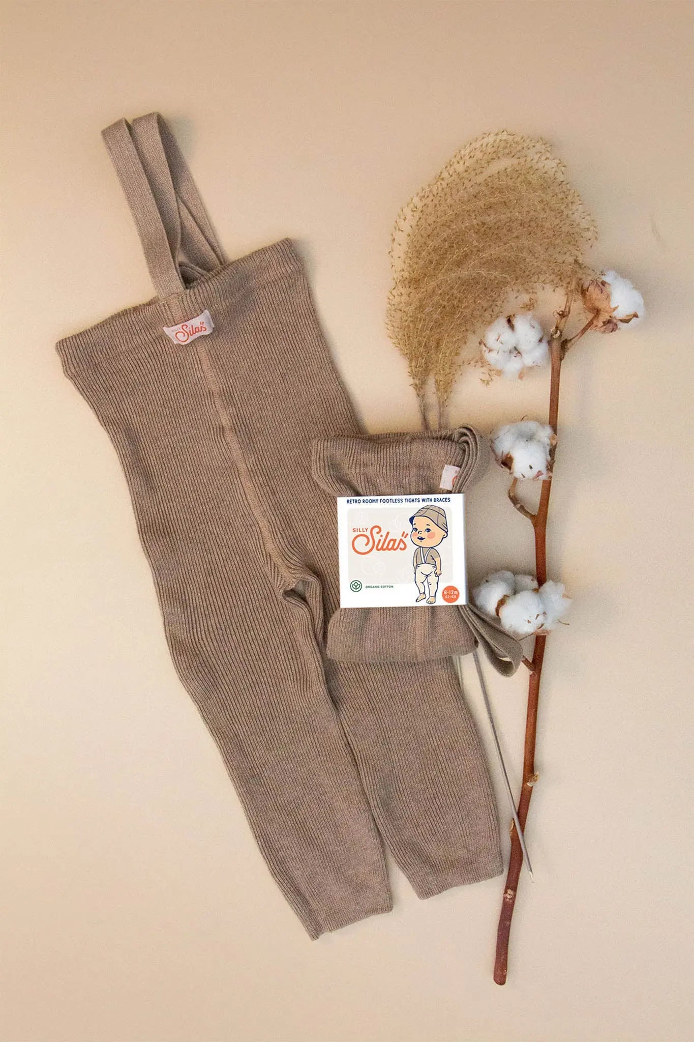Silly Silas - Weite Strumpfhose ohne Fuss "Roomy Footless Tights" | peanut blend