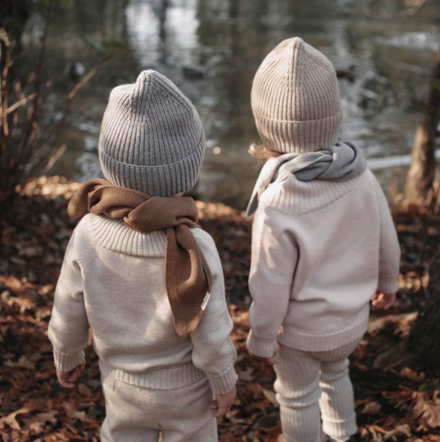Strickgut - Familienmütze Kind | grau - Leja Concept Store