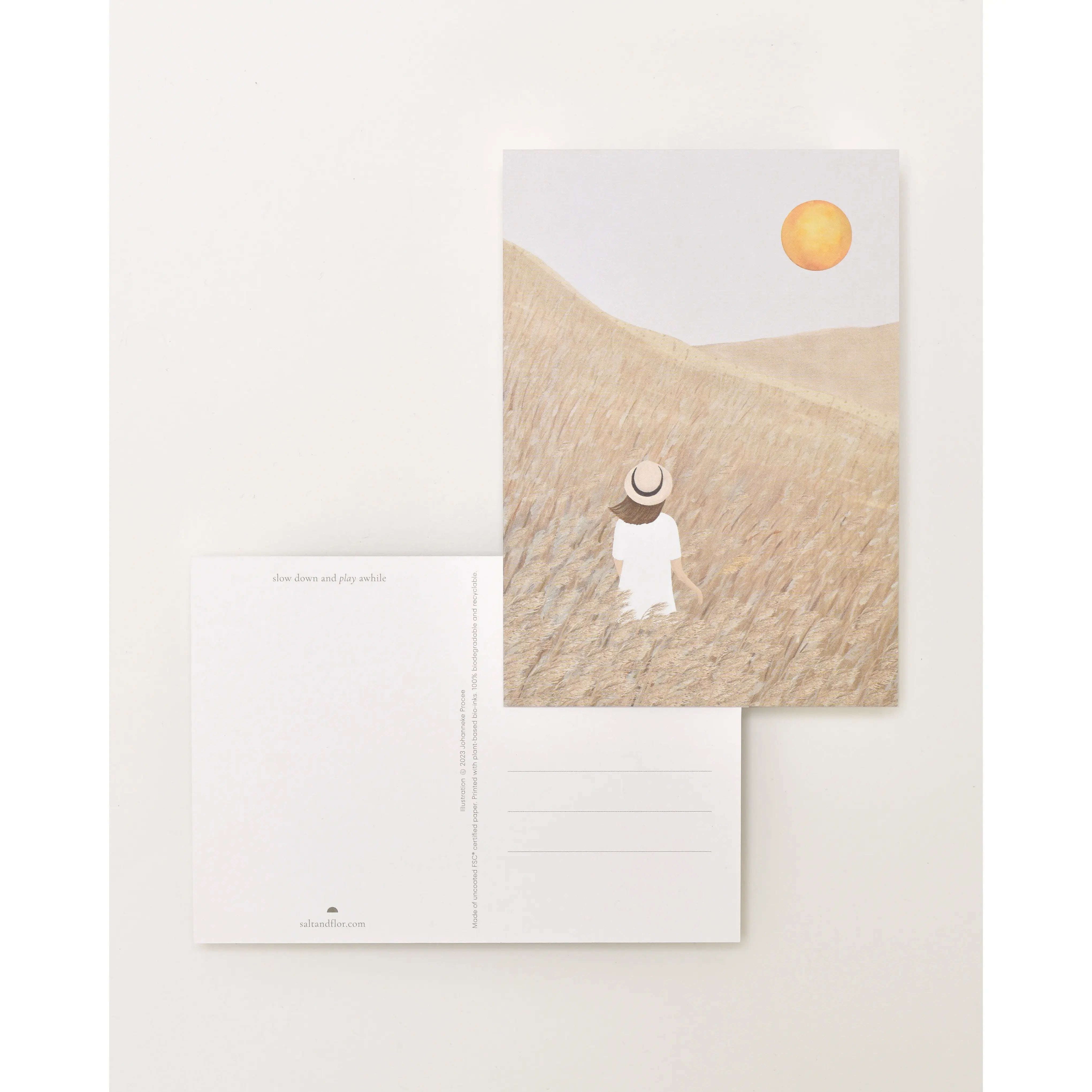 Sâlt + Flor - Grußkarte / Postkarte "Journey of Discovery"