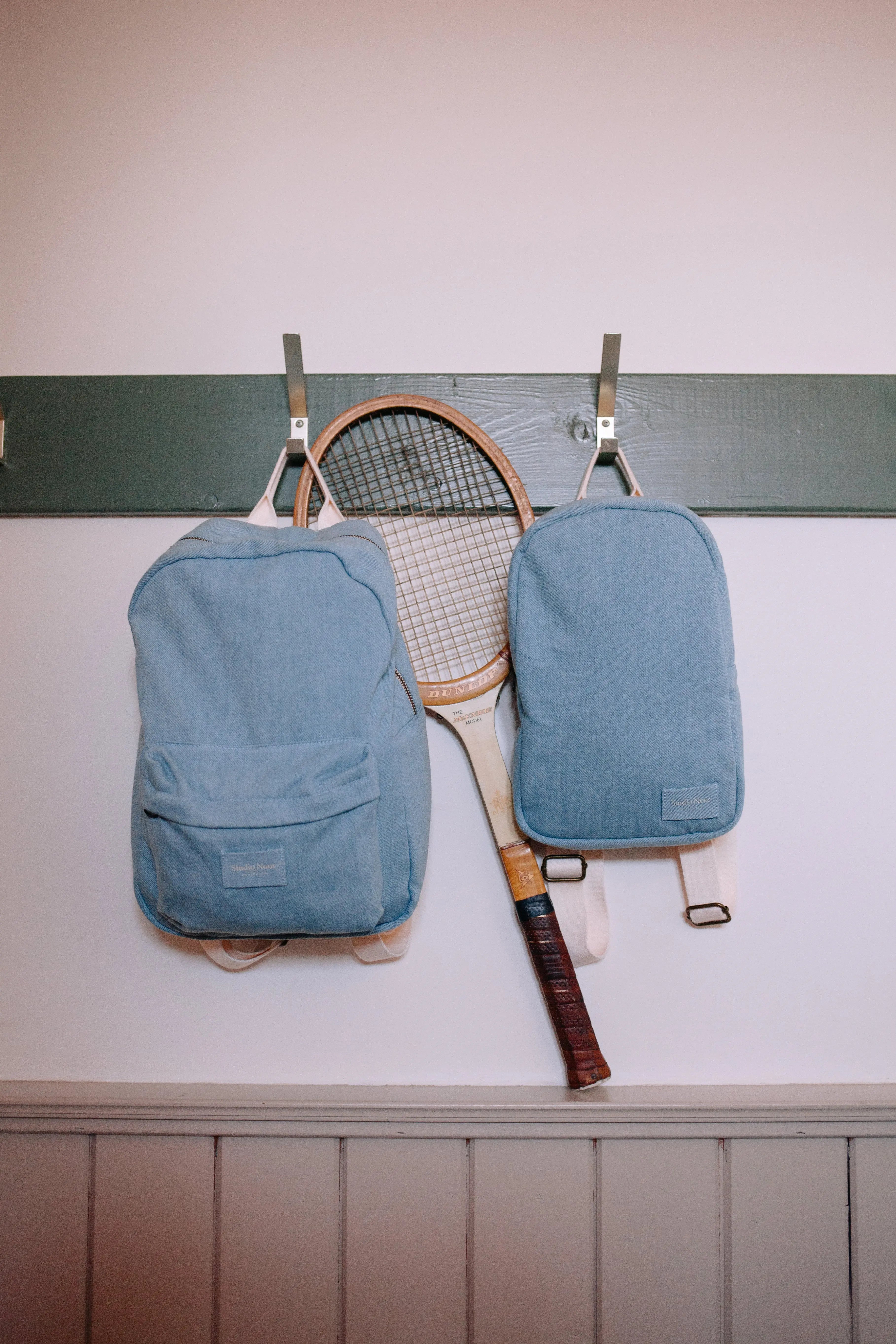 Studio Noos - Kinderrucksack "Solid Denim Mini Backpack" | denim Studio Noos