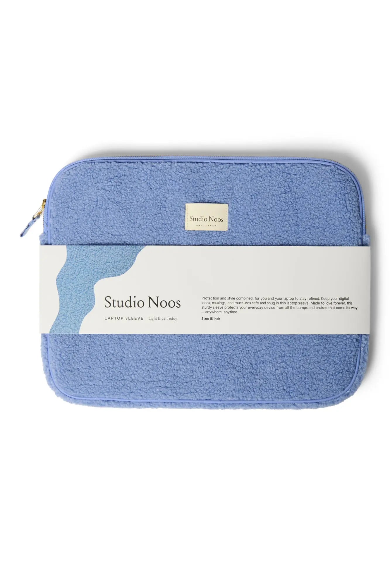 Studio Noos - Laptop Tasche 15inch "Teddy Laptop Sleeve 15 inch" | light blue Studio Noos