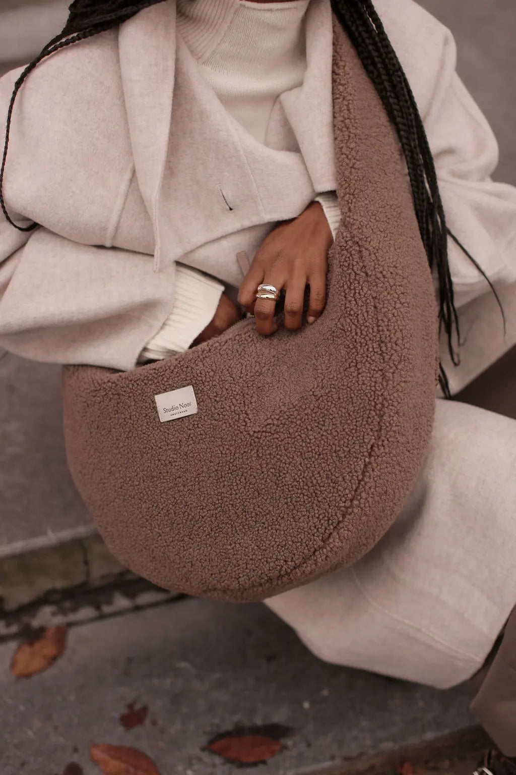 Studio Noos - Tasche "Brown Teddy Cross Body Bag" | brown teddy Studio Noos