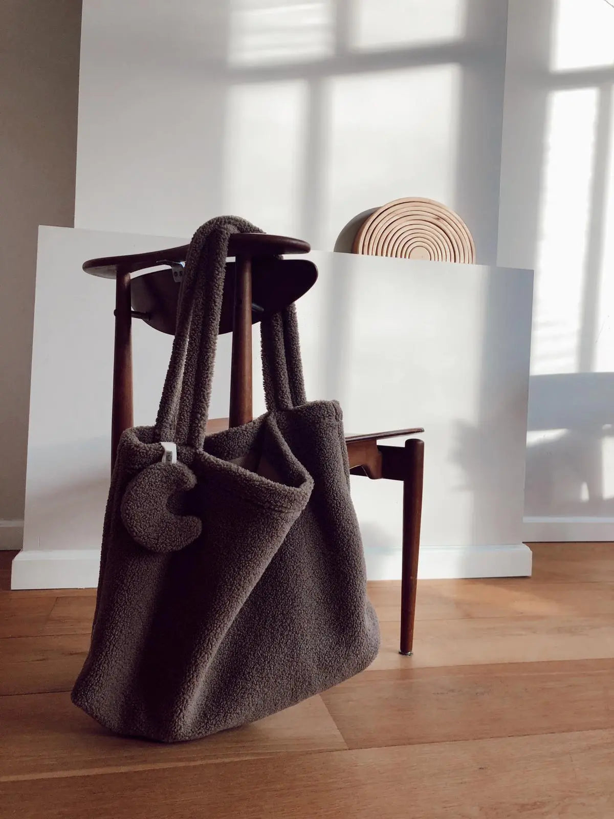 Studio Noos - Tasche "Chunky Teddy Mombag" | braun Studio Noos