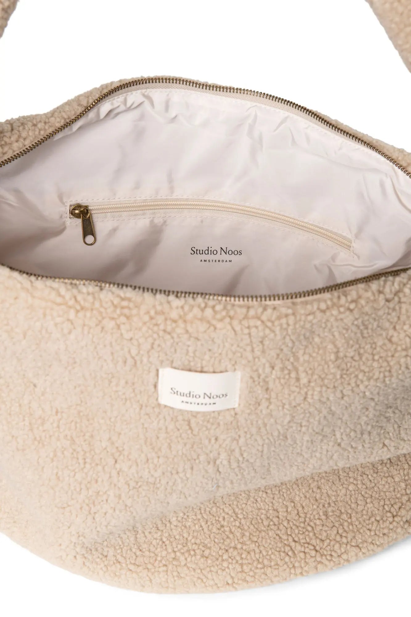 Studio Noos - Tasche "Ecru Teddy Cross Body Bag" | ecru teddy Studio Noos