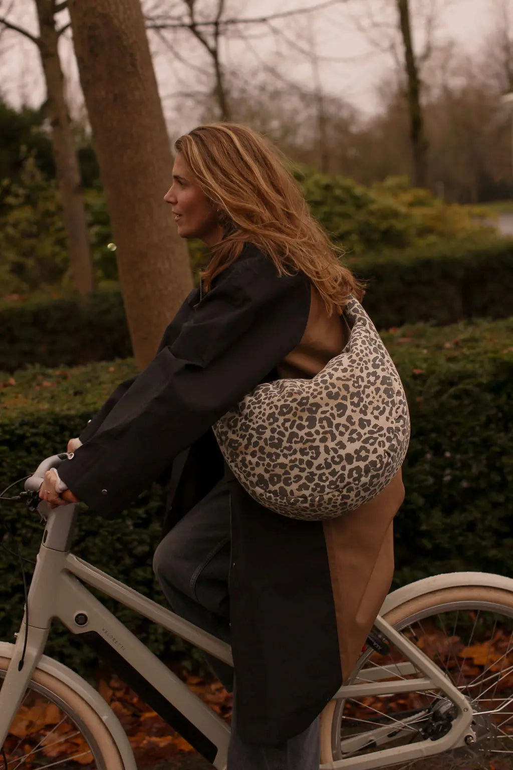 Studio Noos - Tasche "Soft Cotton Leopard Cross Body Bag" | leopard Studio Noos
