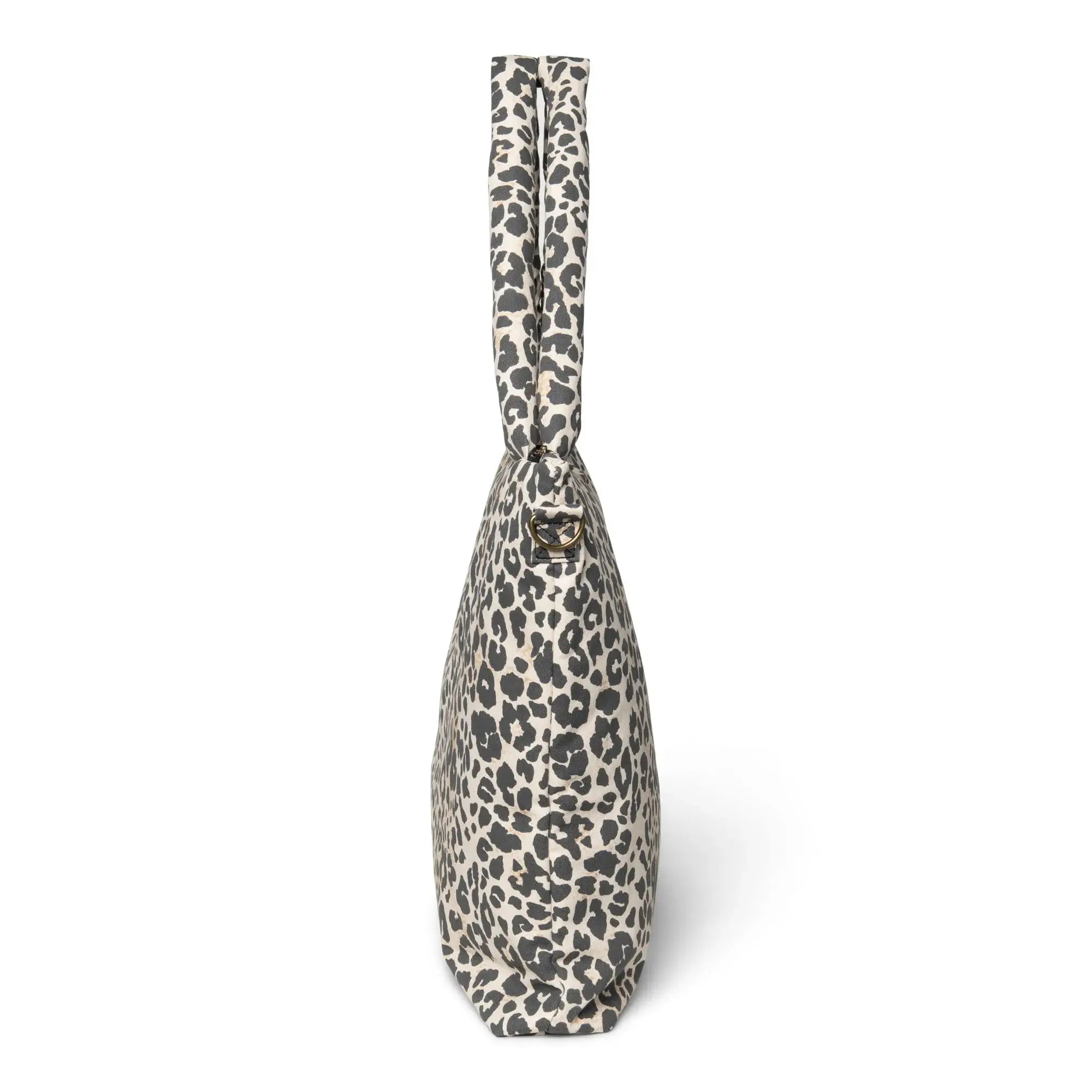 Studio Noos - Wickeltasche "Diaper Bag Soft Cotton Leopard" | schwarz / beige Studio Noos
