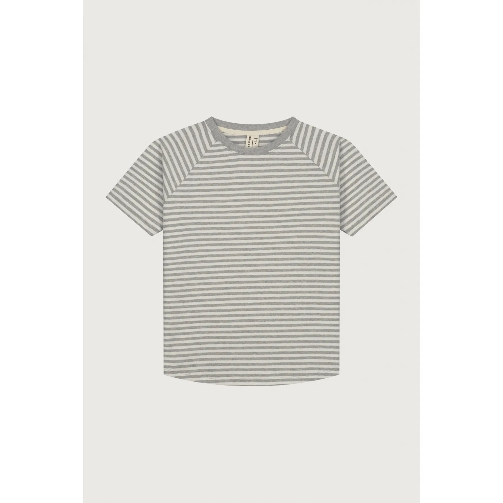 Gray Label - T-Shirt "Crewneck Tee GOTS" | gray melange - cream