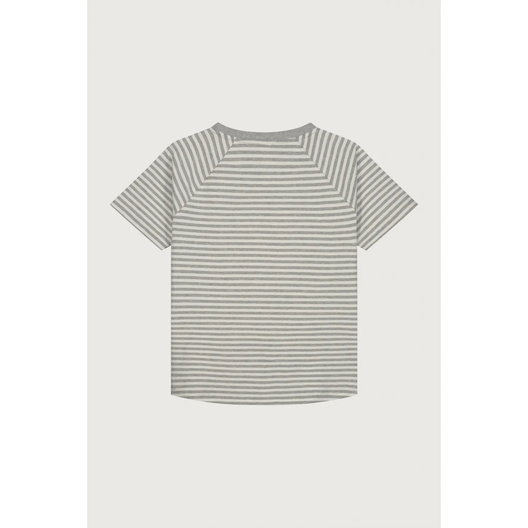 Gray Label - T-Shirt "Crewneck Tee GOTS" | gray melange - cream
