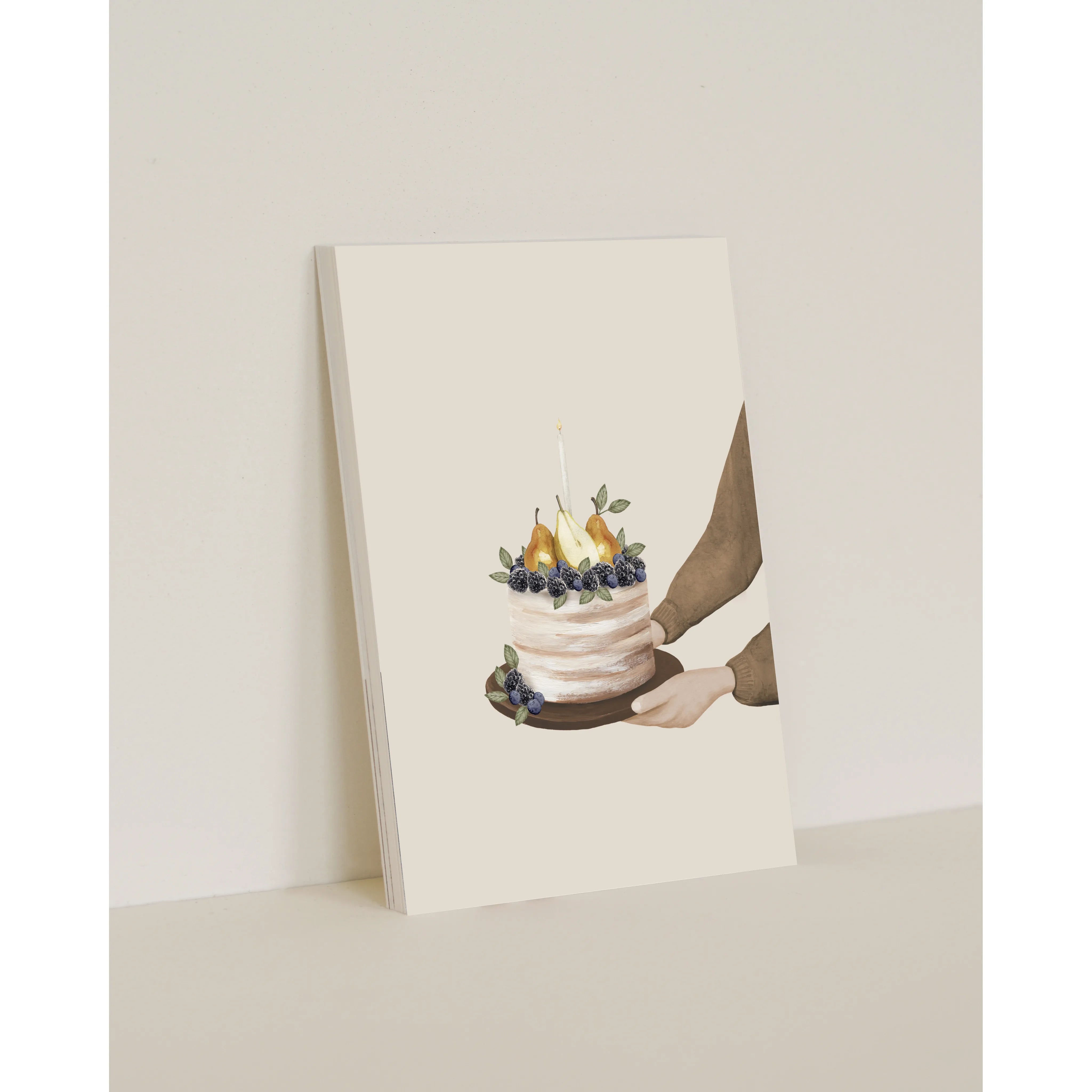 Sâlt + Flor - Grußkarte / Postkarte "Cake Moment"