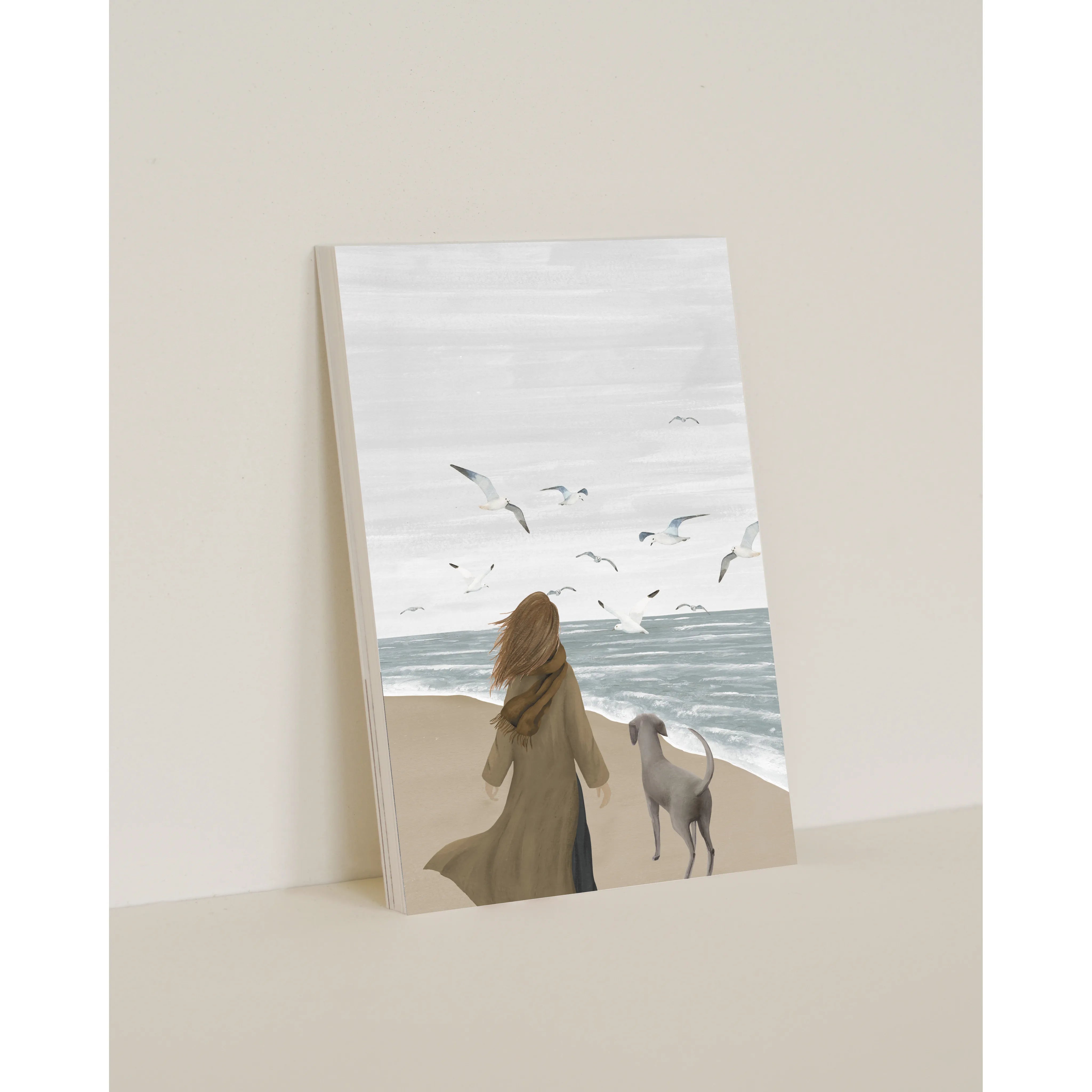 Sâlt + Flor - Grußkarte / Postkarte "Windswept"